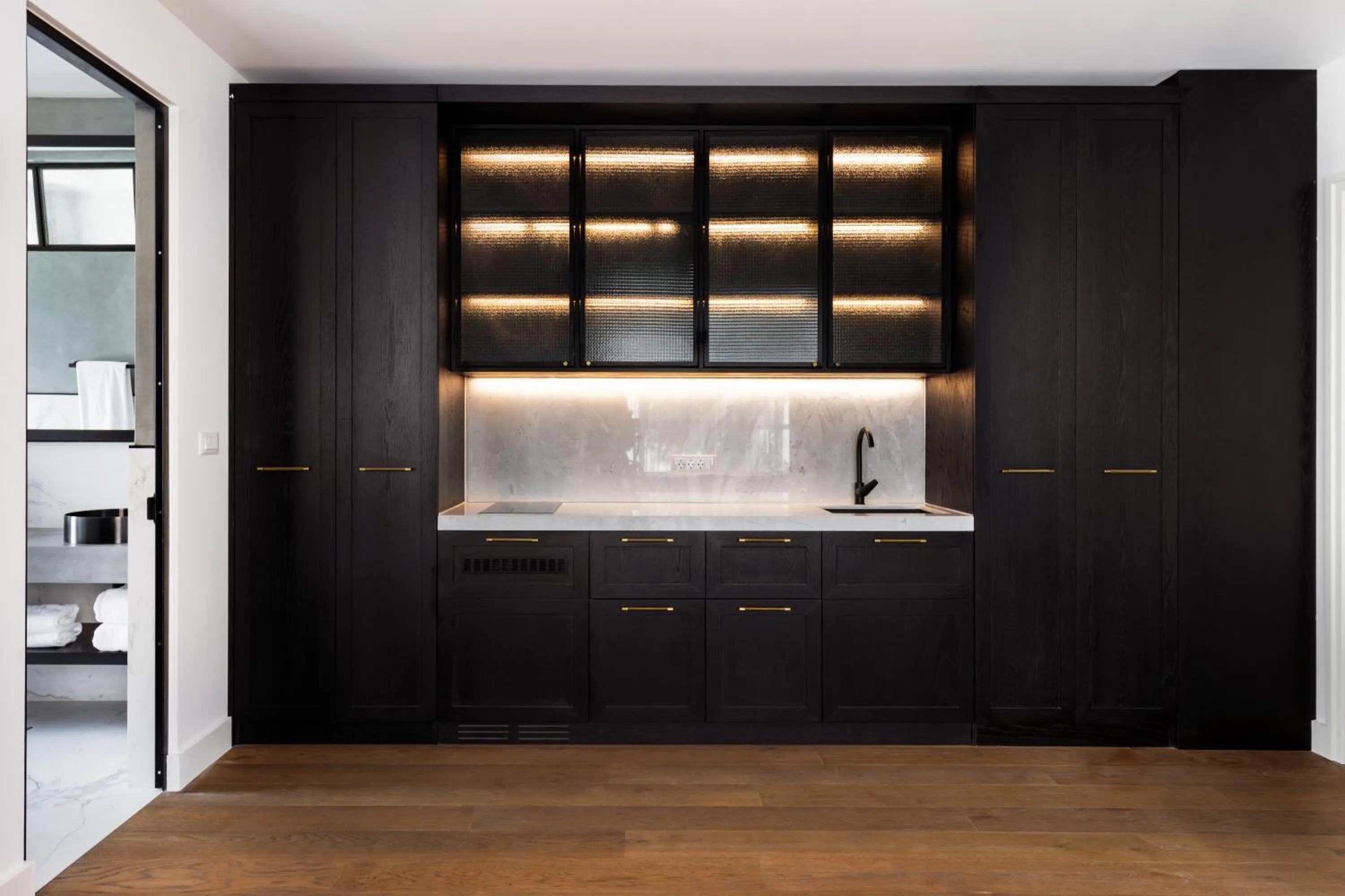 Kitchen or kitchenette in Centrale Lustica Bay by Angsana