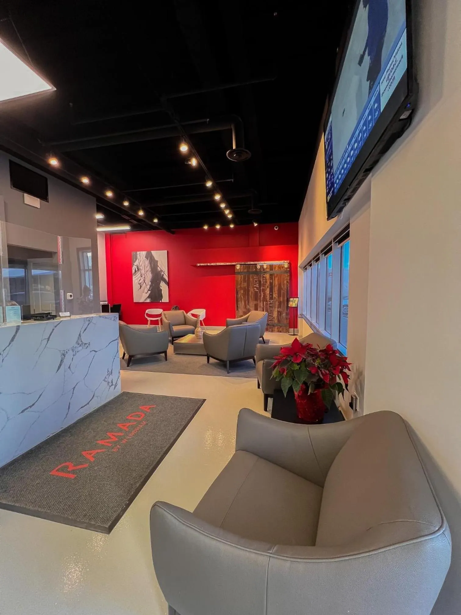 Seating Area in Ramada by Wyndham Fort McMurray