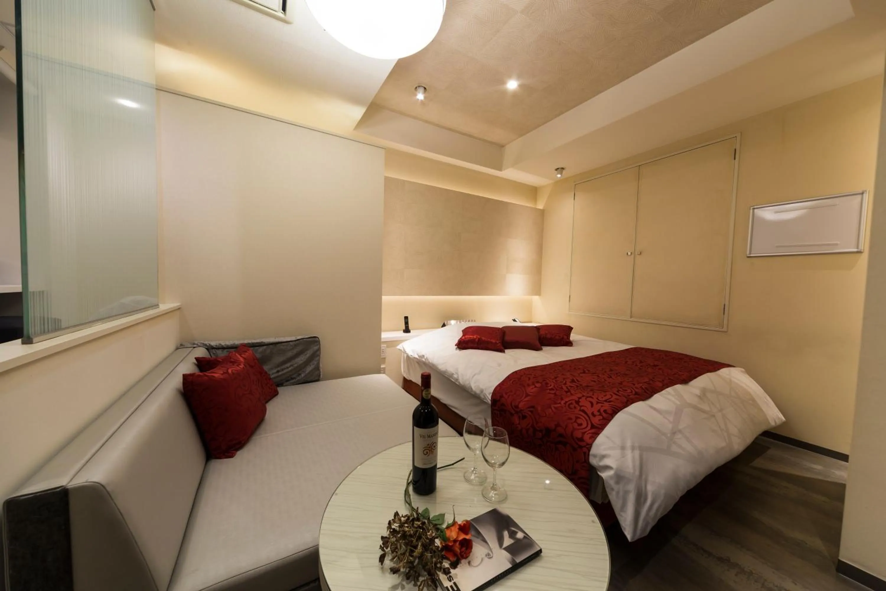 Photo of the whole room, Bed in HOTEL FINE - INTO THE PREMlUM -