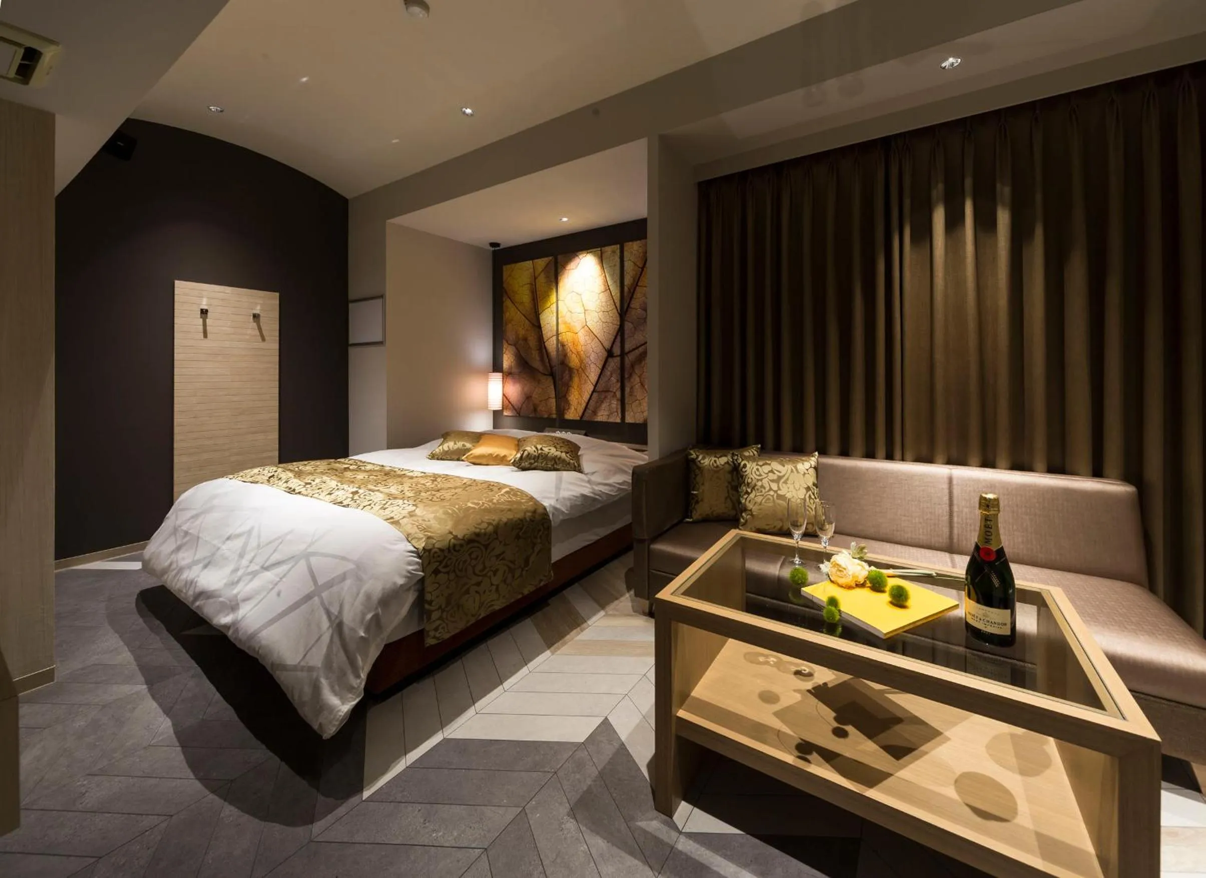 Photo of the whole room, Bed in HOTEL FINE - INTO THE PREMlUM -