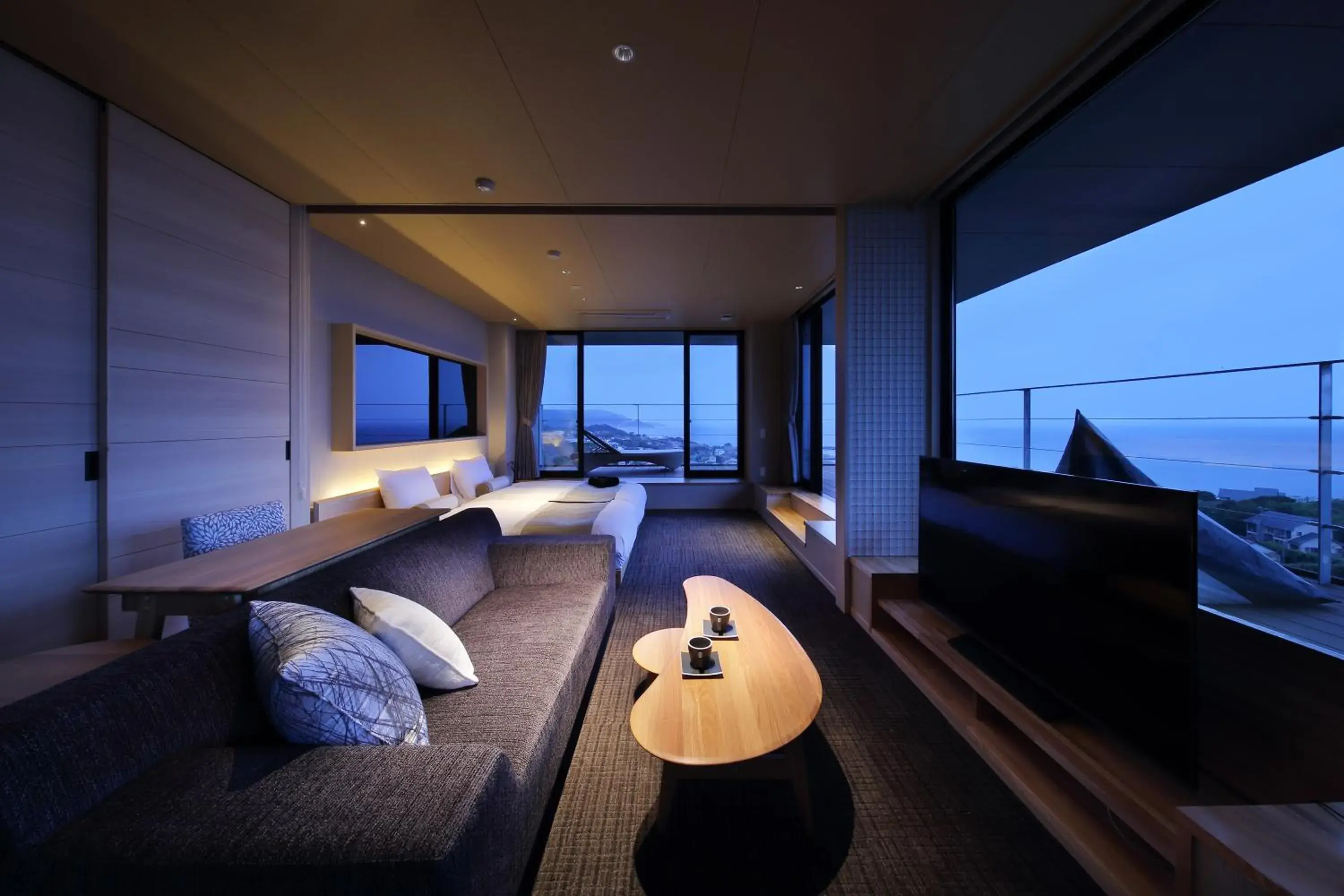 View (from property/room), Bed in The Shinra View (from property/room), Bed in The Shinra