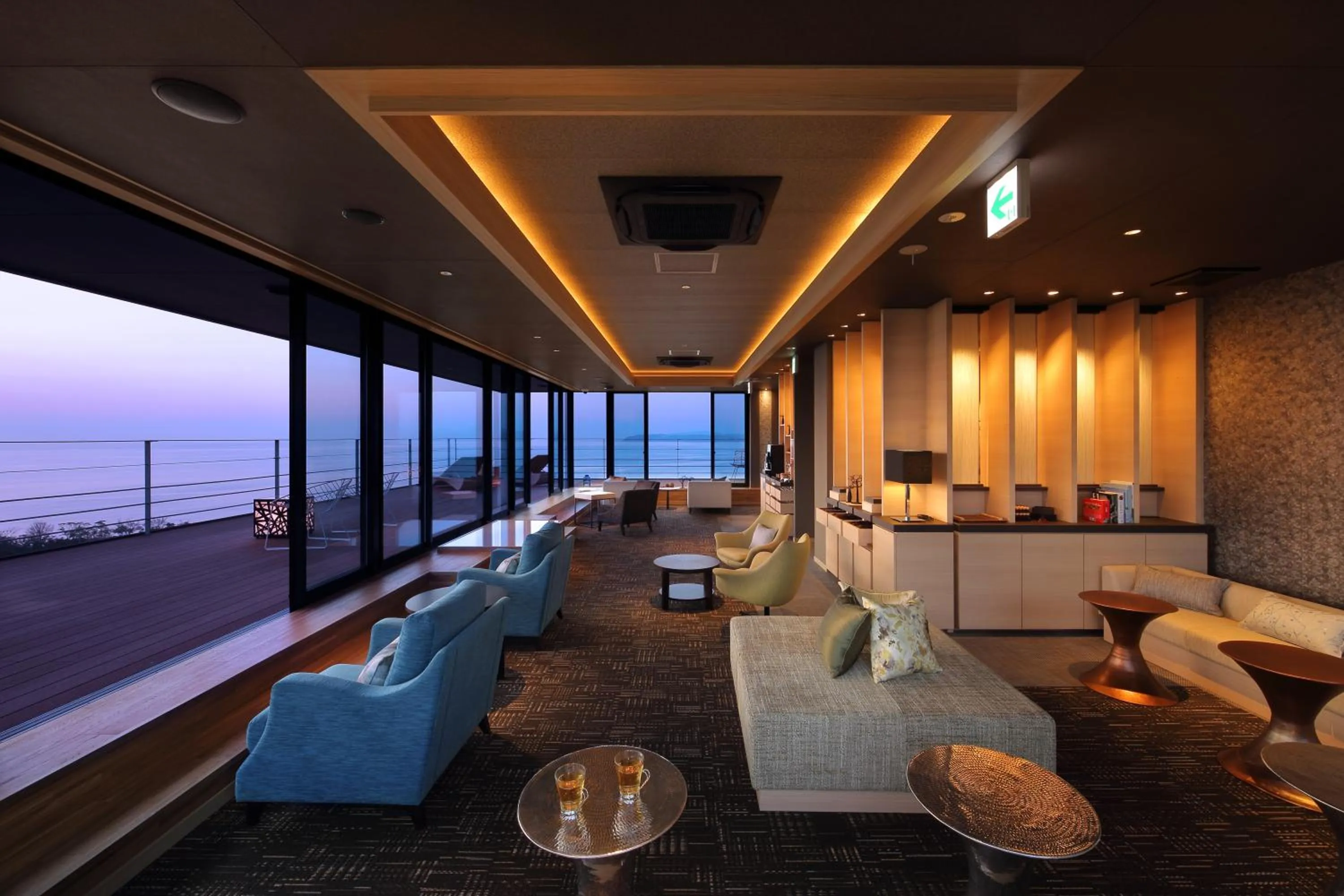 Communal lounge/ TV room in The Shinra