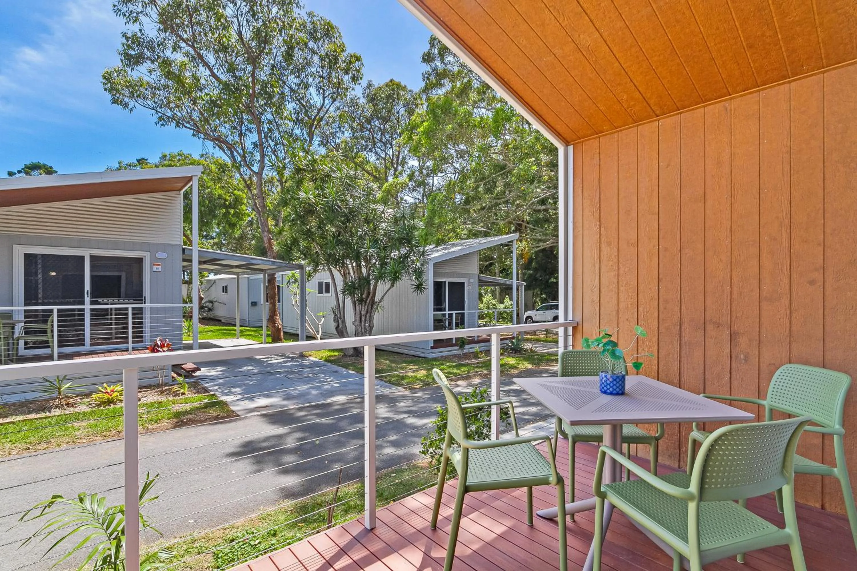 Patio in Ingenia Holidays Byron Bay