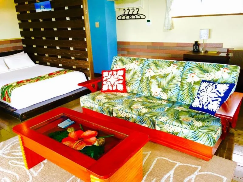 Bed in Ma-Blue Garden House