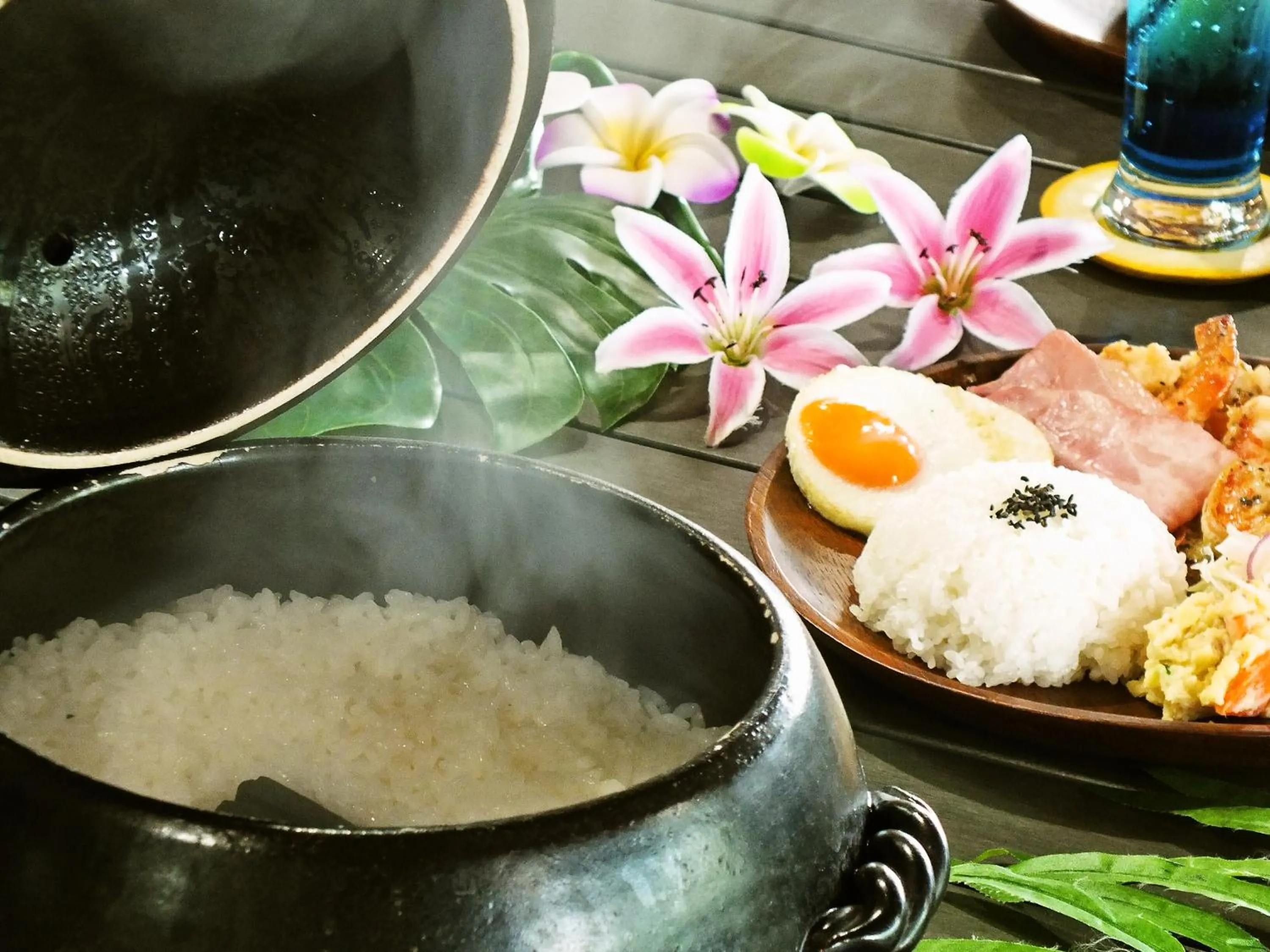 Food close-up in Ma-Blue Garden House