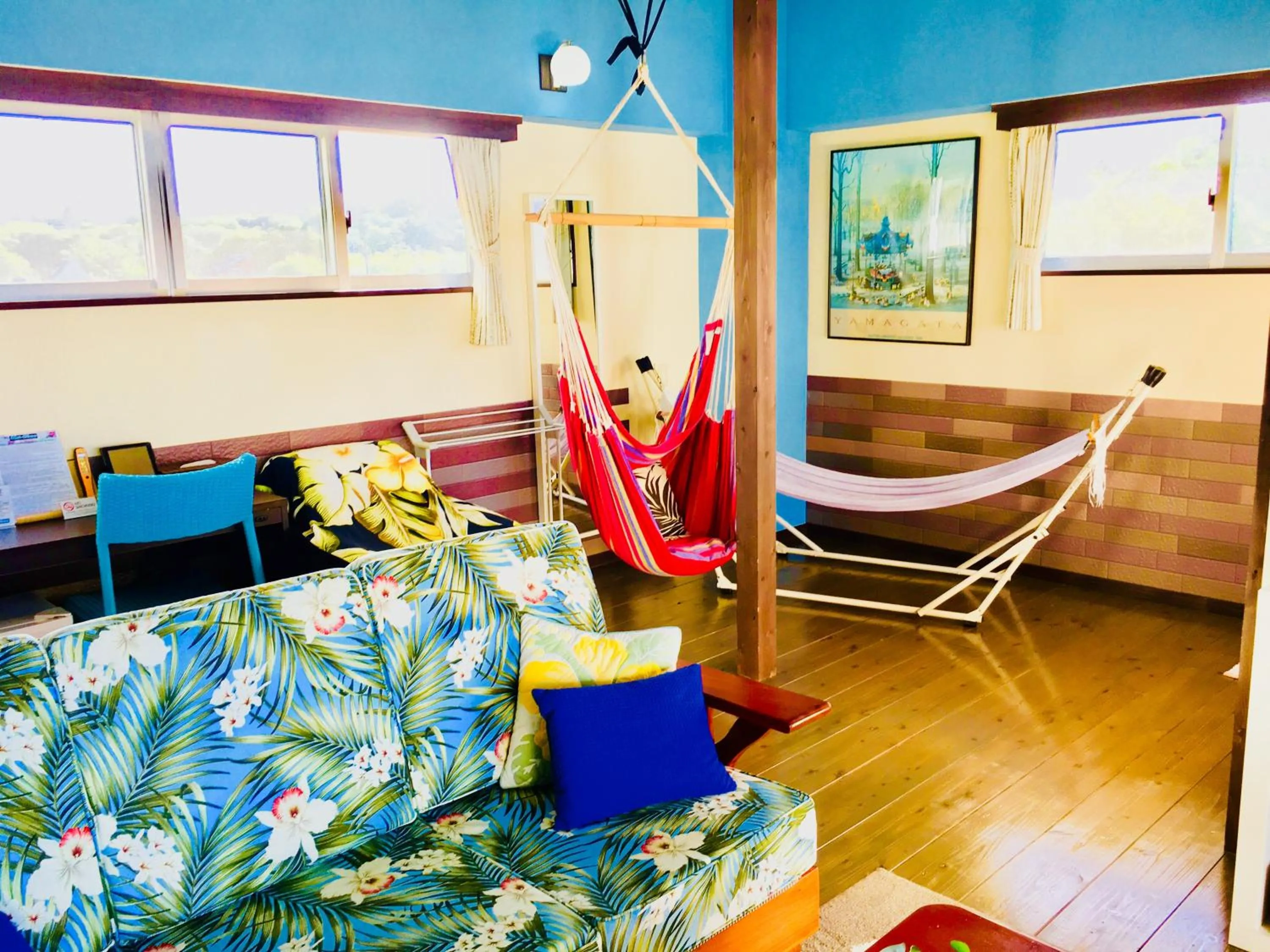 Living room in Ma-Blue Garden House