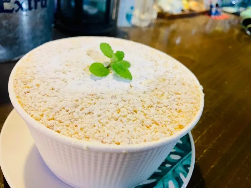 Food close-up in Ma-Blue Garden House