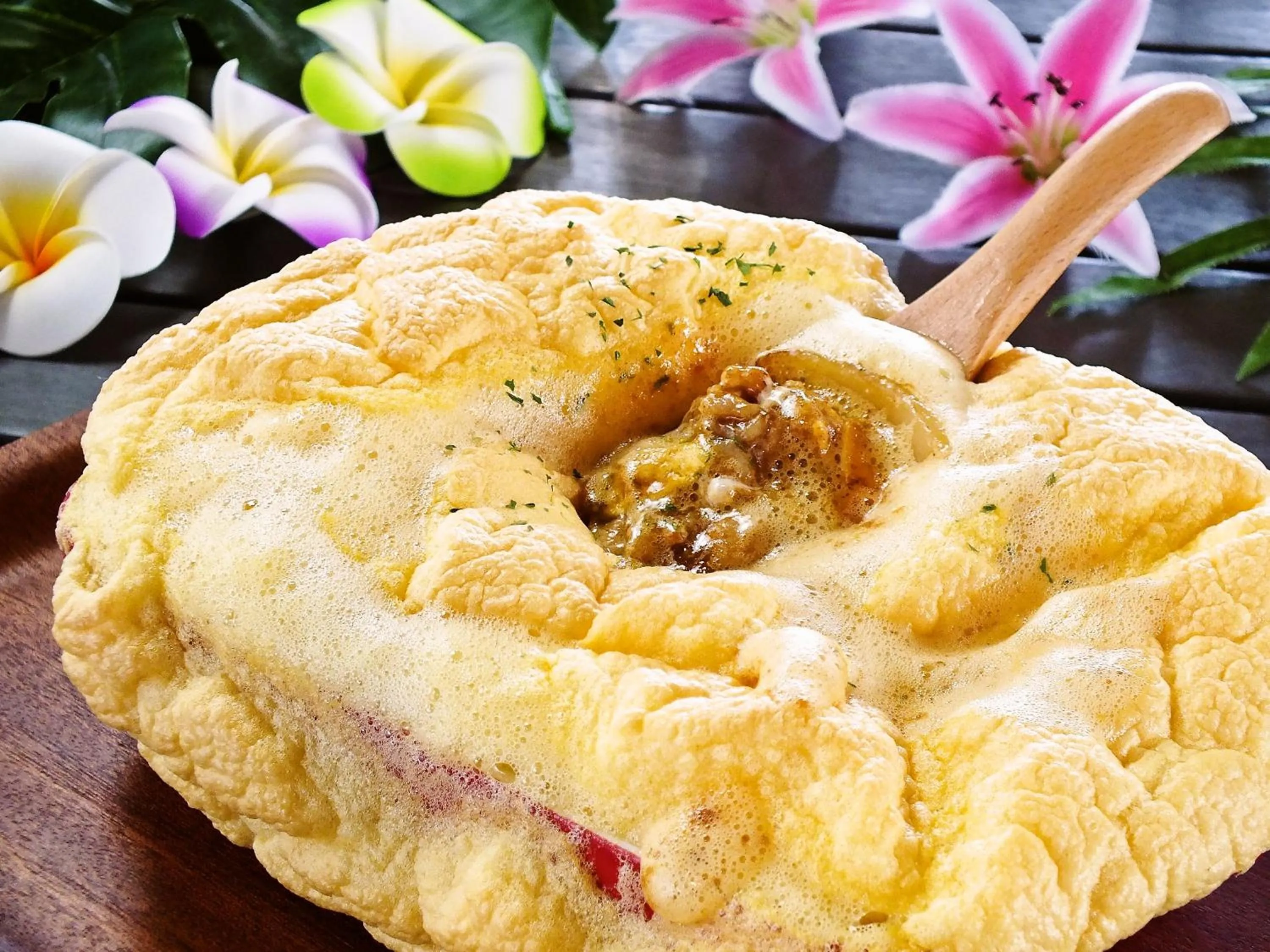 Food close-up in Ma-Blue Garden House