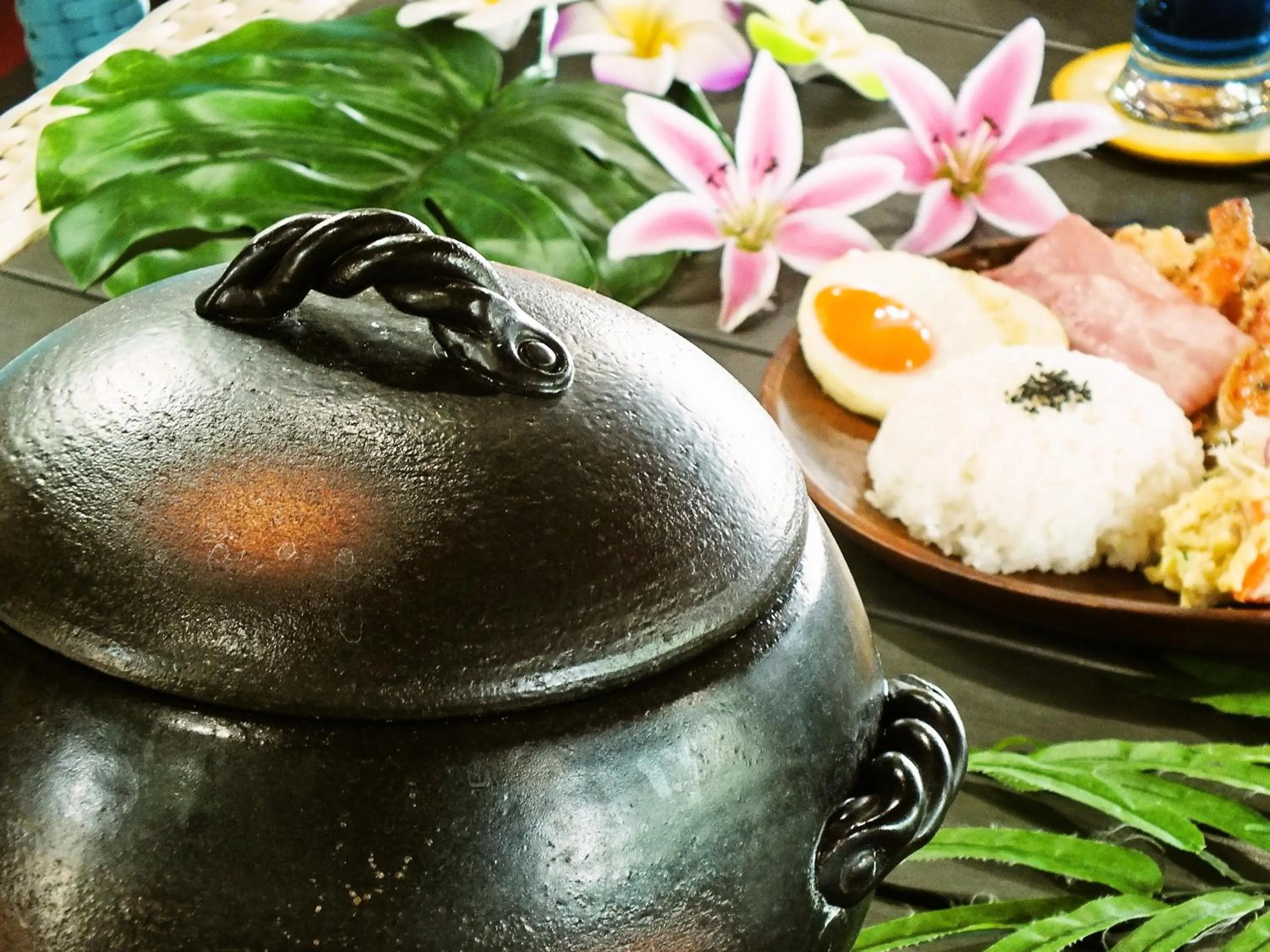 Food close-up in Ma-Blue Garden House