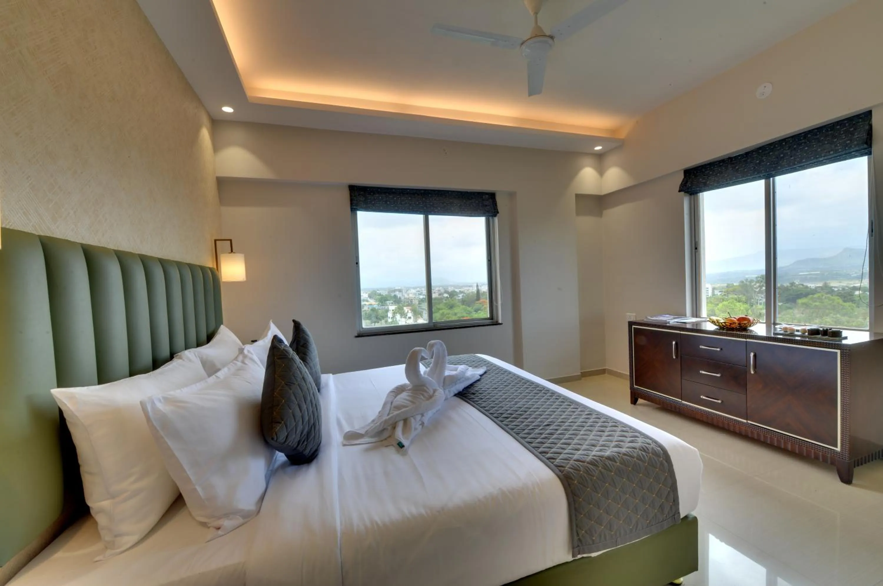 Bedroom, Bed in The Fern Residency, Vadgaon - Talegaon, Pune