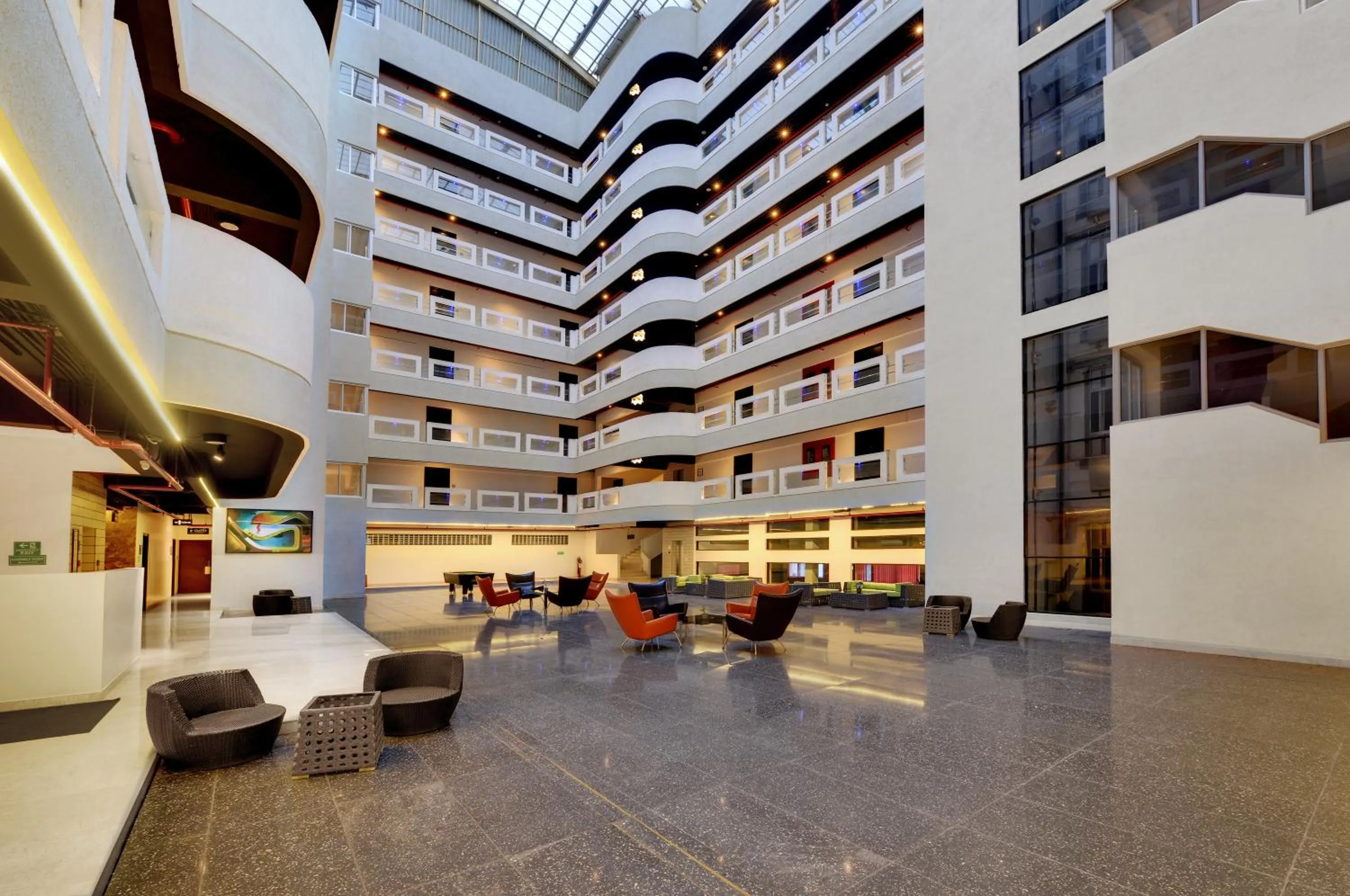 Seating area in The Fern Residency, Vadgaon - Talegaon, Pune
