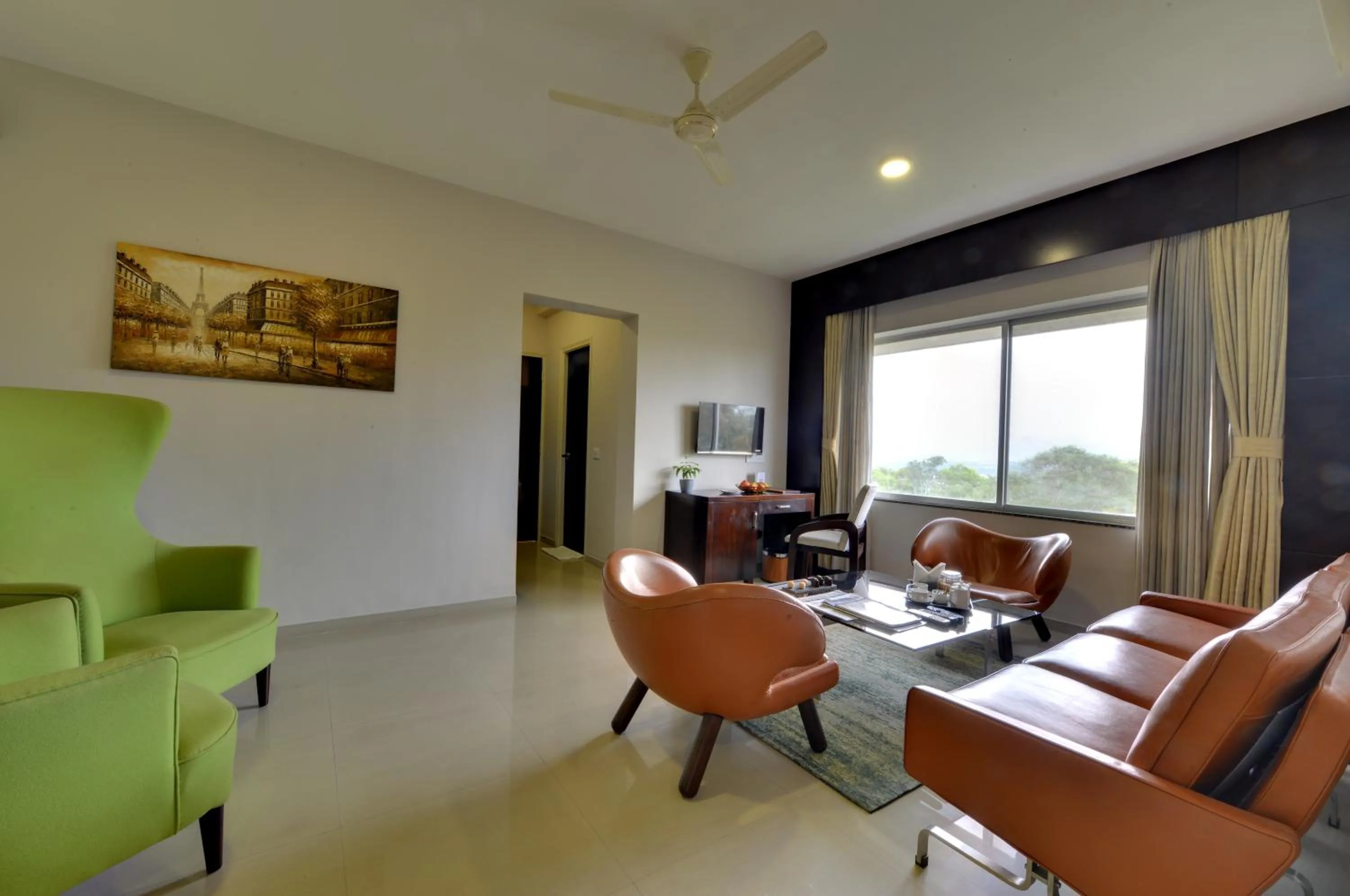 Living room in The Fern Residency, Vadgaon - Talegaon, Pune