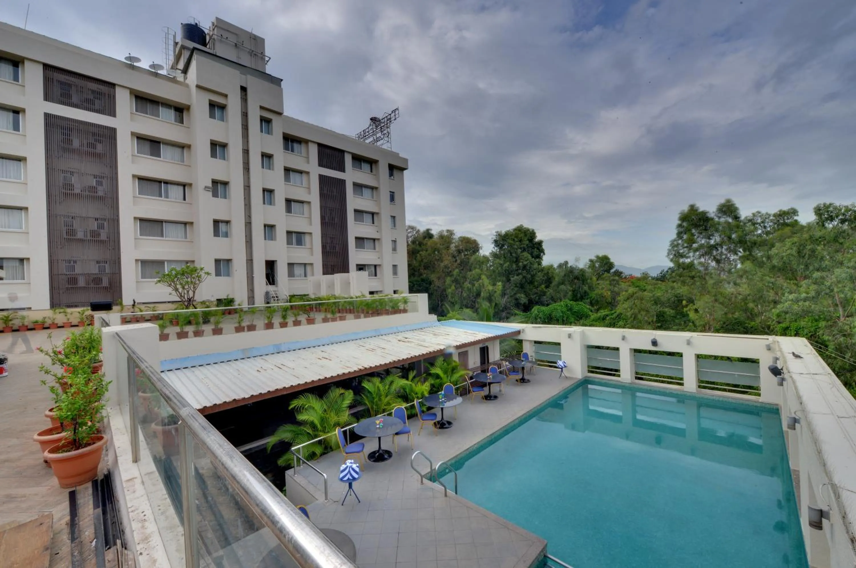 Balcony/Terrace in The Fern Residency, Vadgaon - Talegaon, Pune