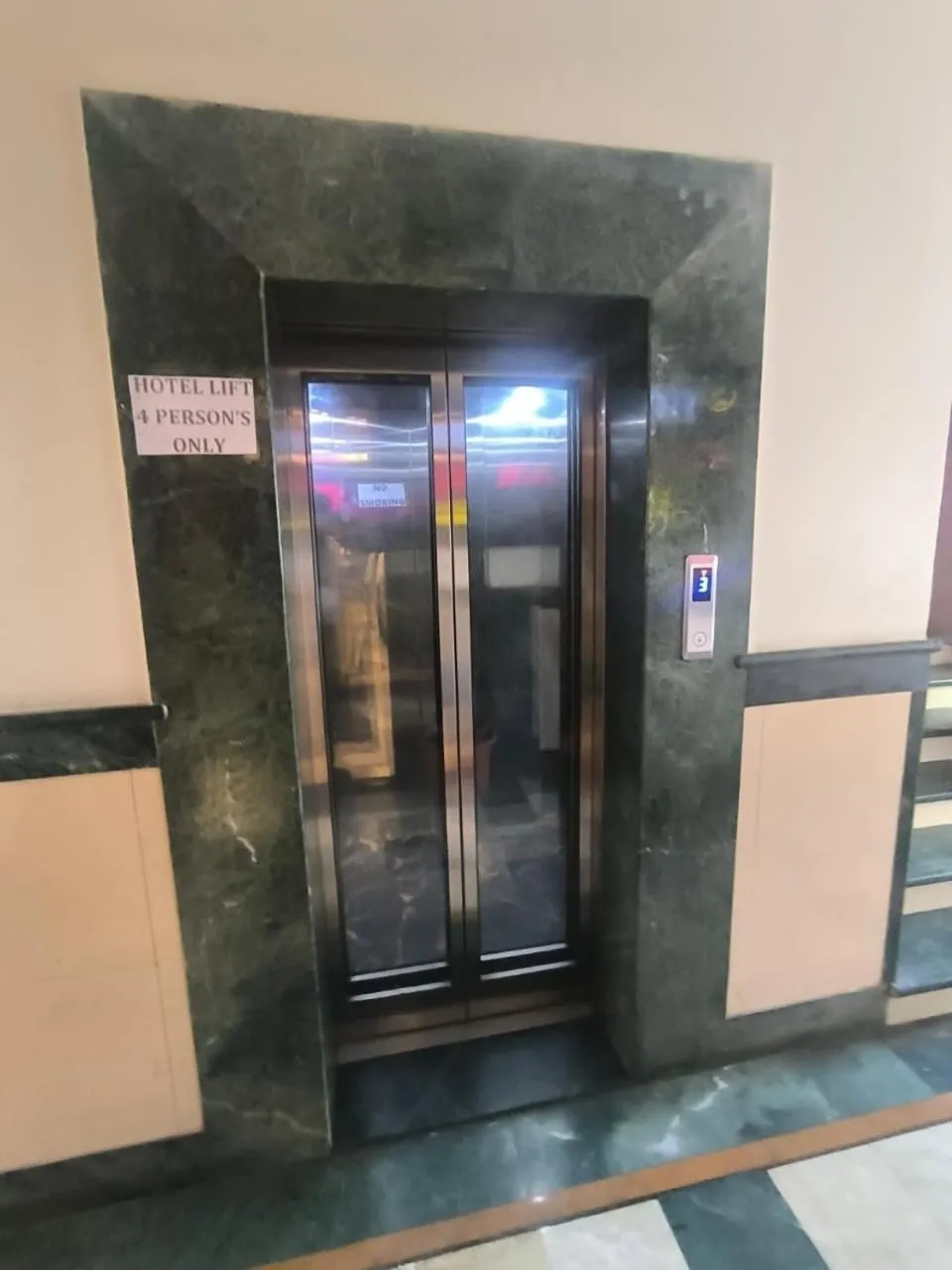 elevator in Hotel Shubham Inn
