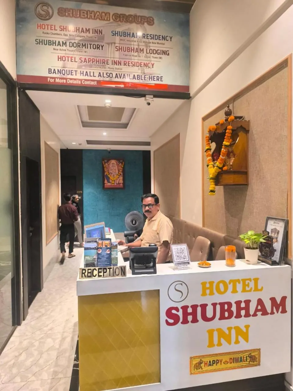 Lobby or reception in Hotel Shubham Inn