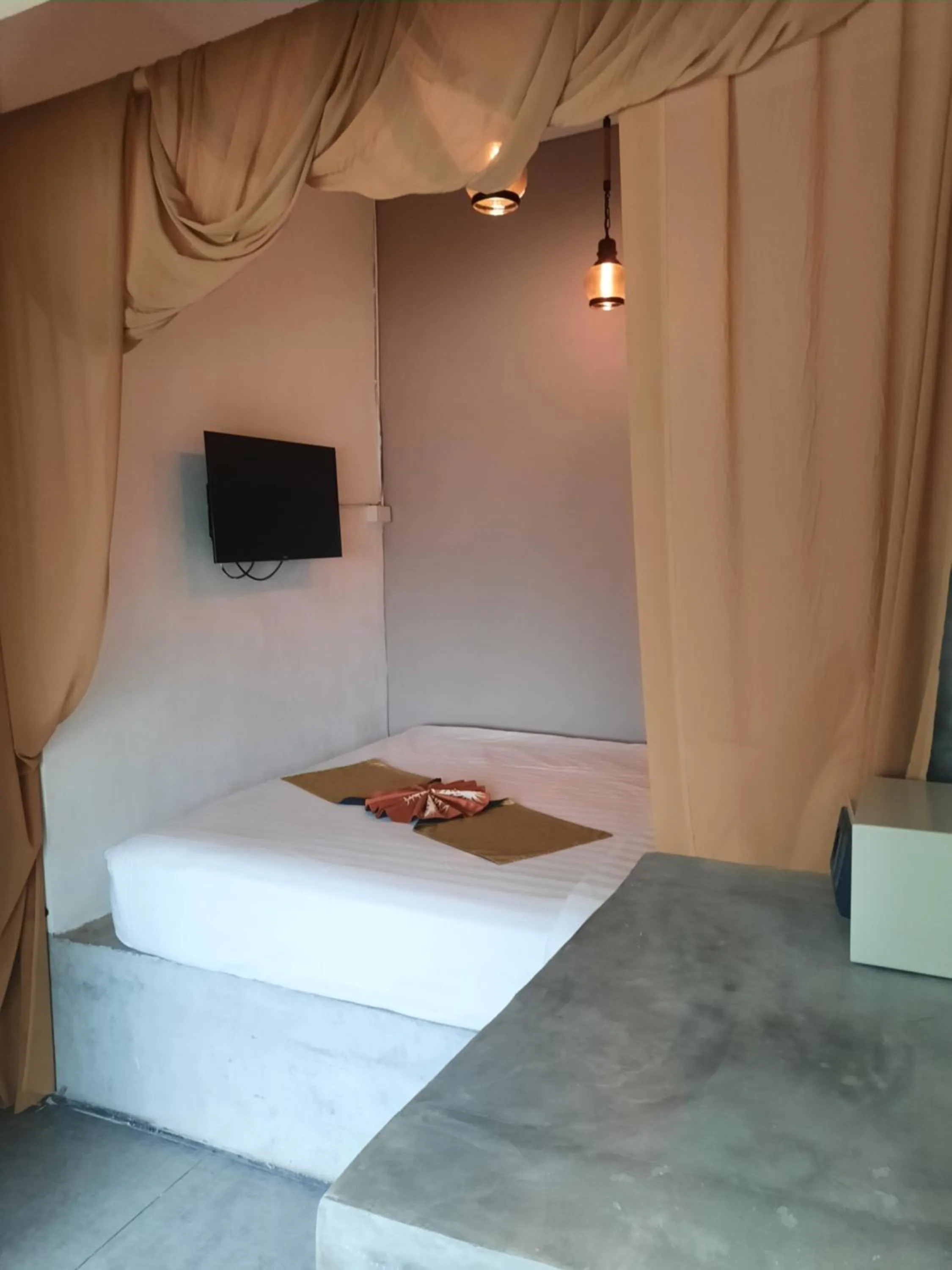 Bed in Samui Beach Residence Hotel