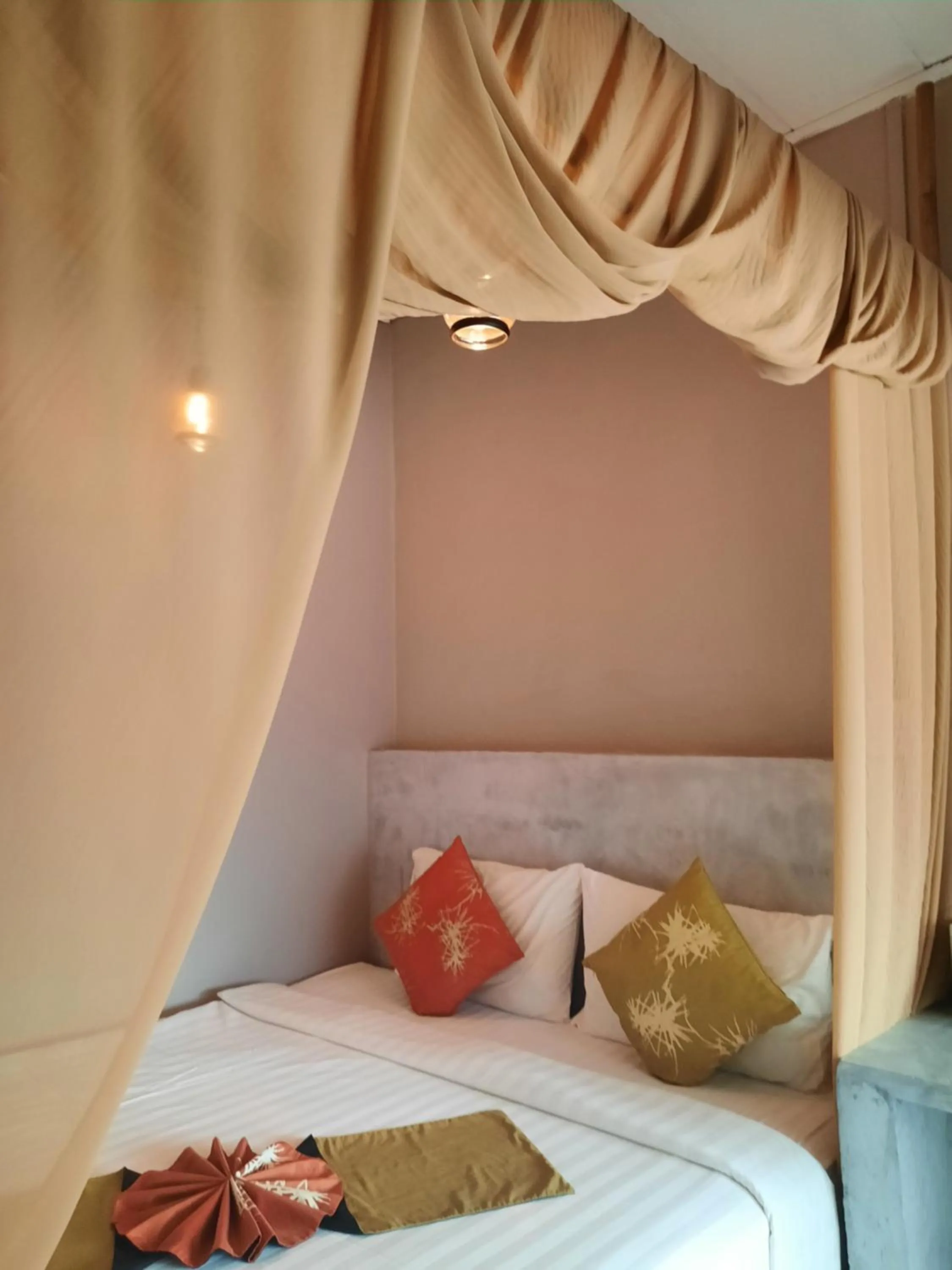 Bed in Samui Beach Residence Hotel