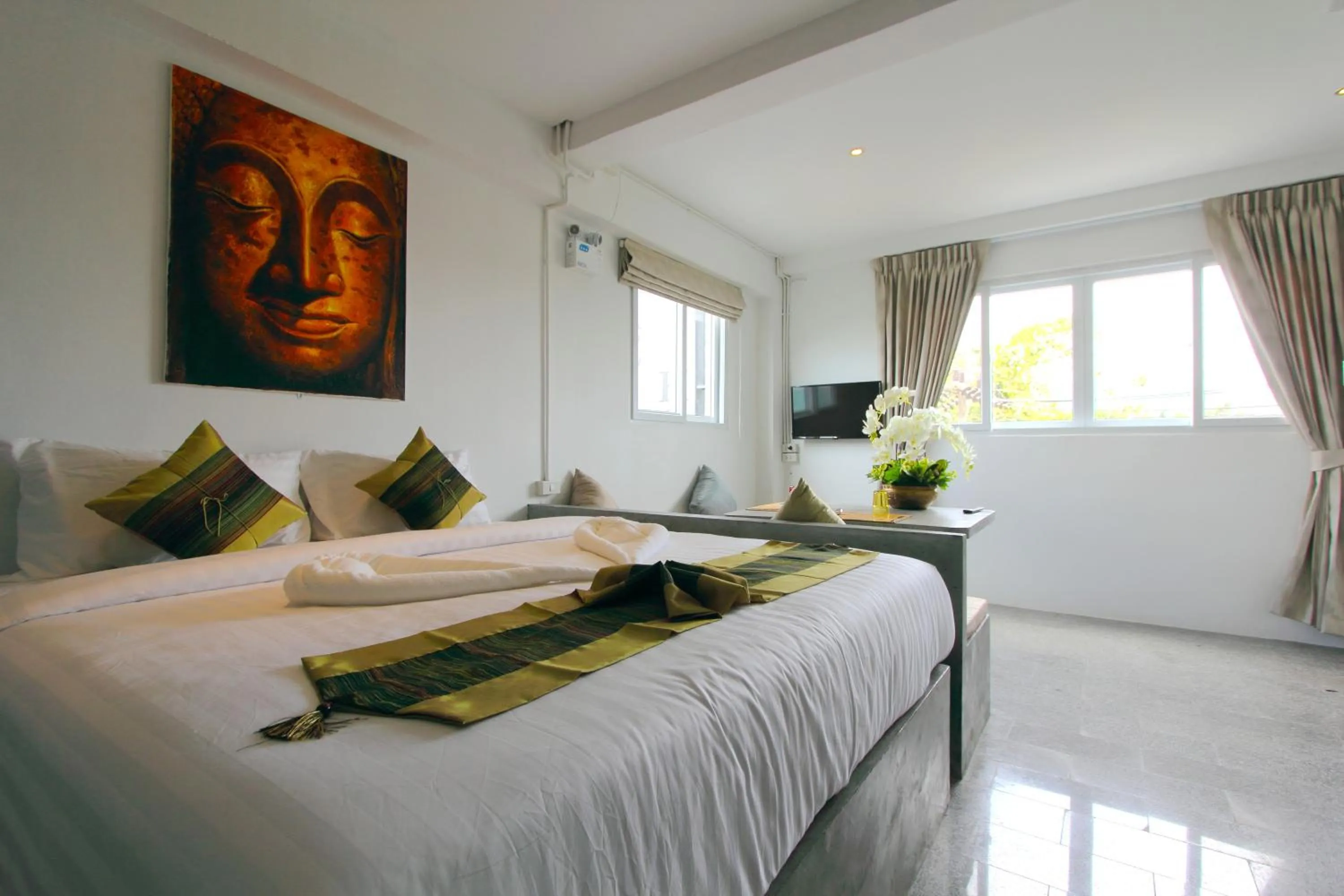 Bedroom, Bed in Samui Beach Residence Hotel
