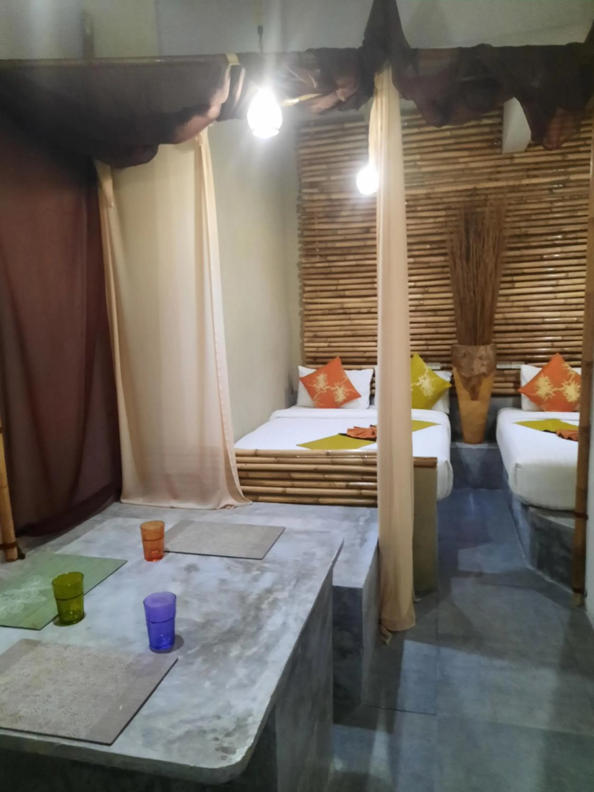 Bed in Samui Beach Residence Hotel