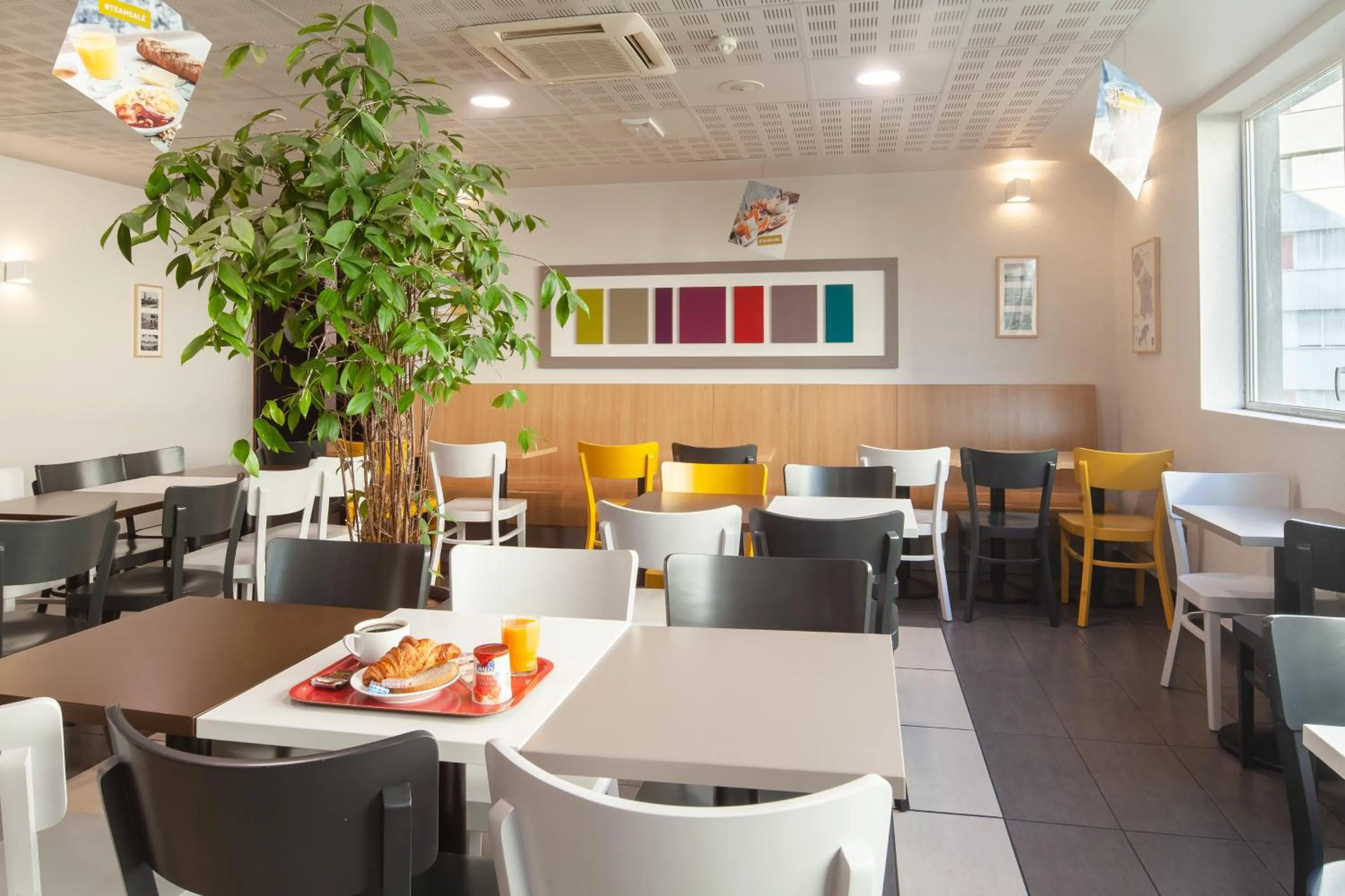 Buffet breakfast in B&B HOTEL Paris Le Bourget