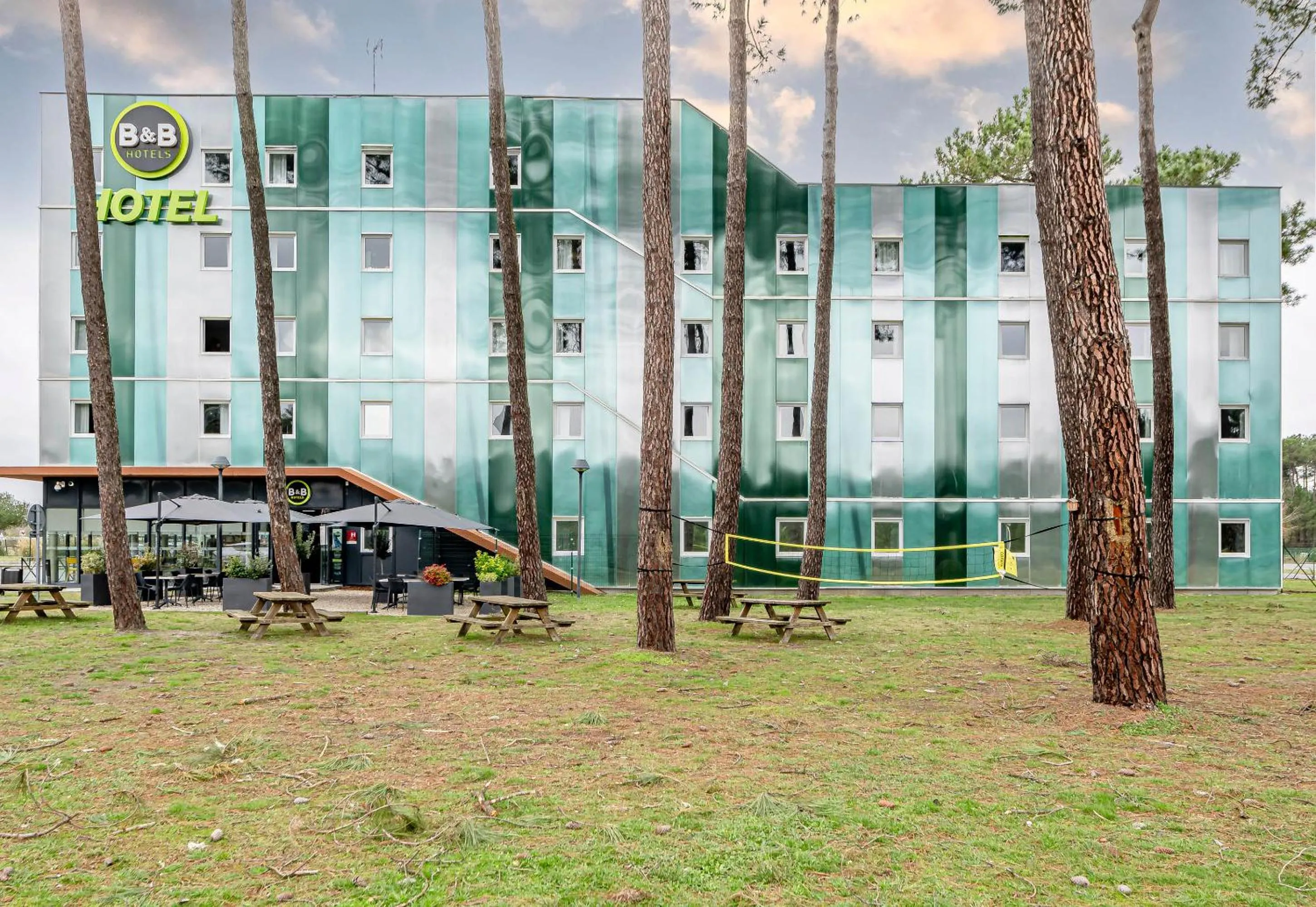 Patio in B&B HOTEL Arcachon Gujan-Mestras