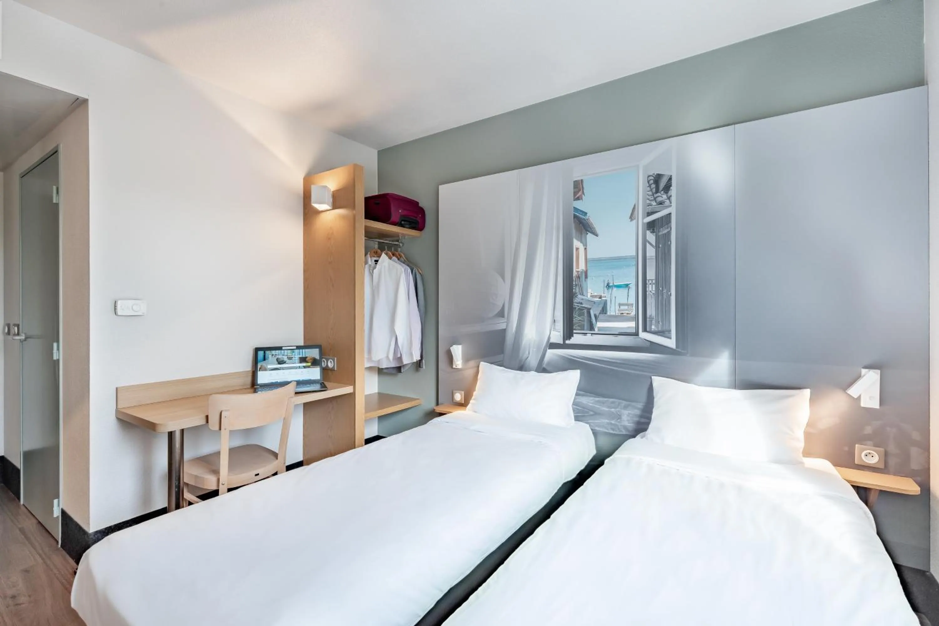 Bedroom, Bed in B&B HOTEL Arcachon Gujan-Mestras