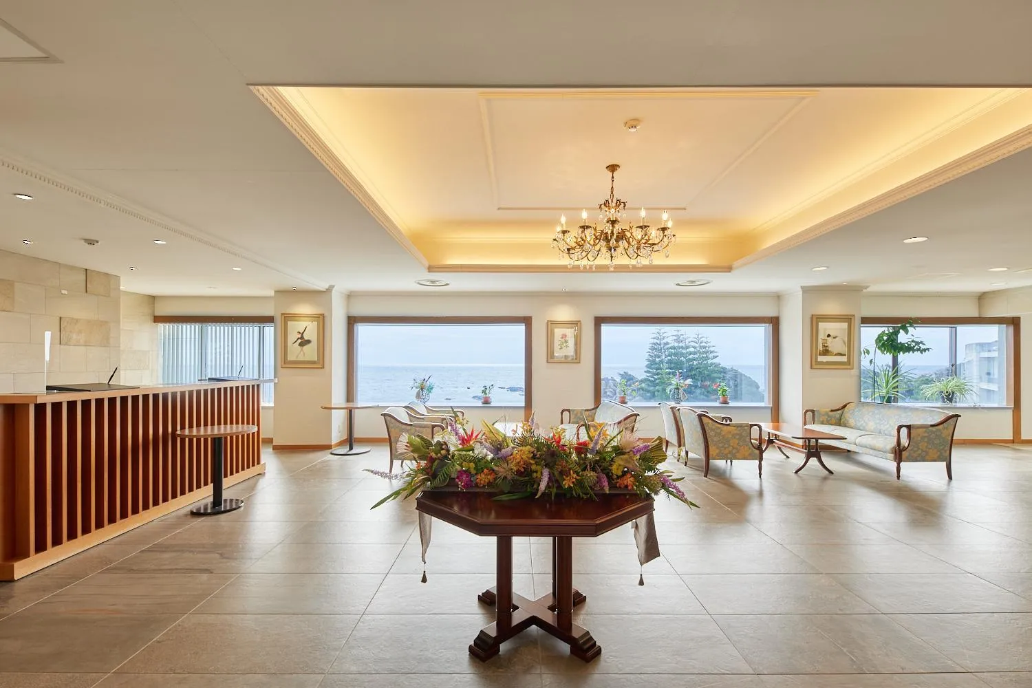 Lobby or reception in Shiosai Resort Kamogawa