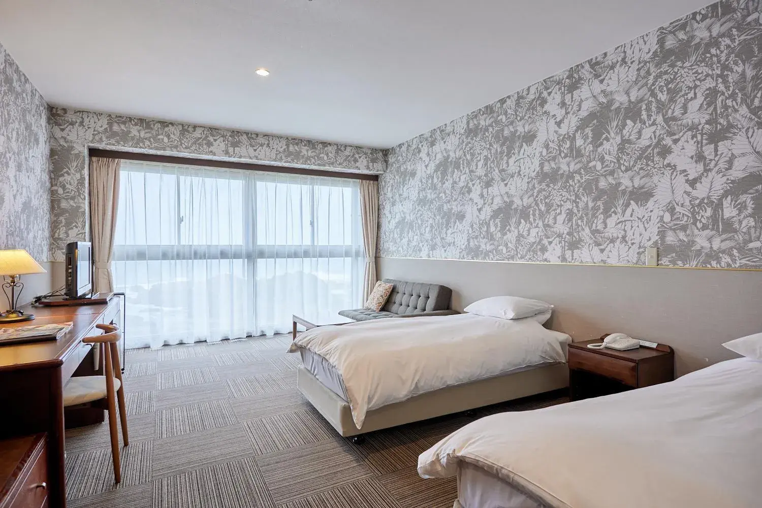 Bed in Shiosai Resort Kamogawa Bed in Shiosai Resort Kamogawa