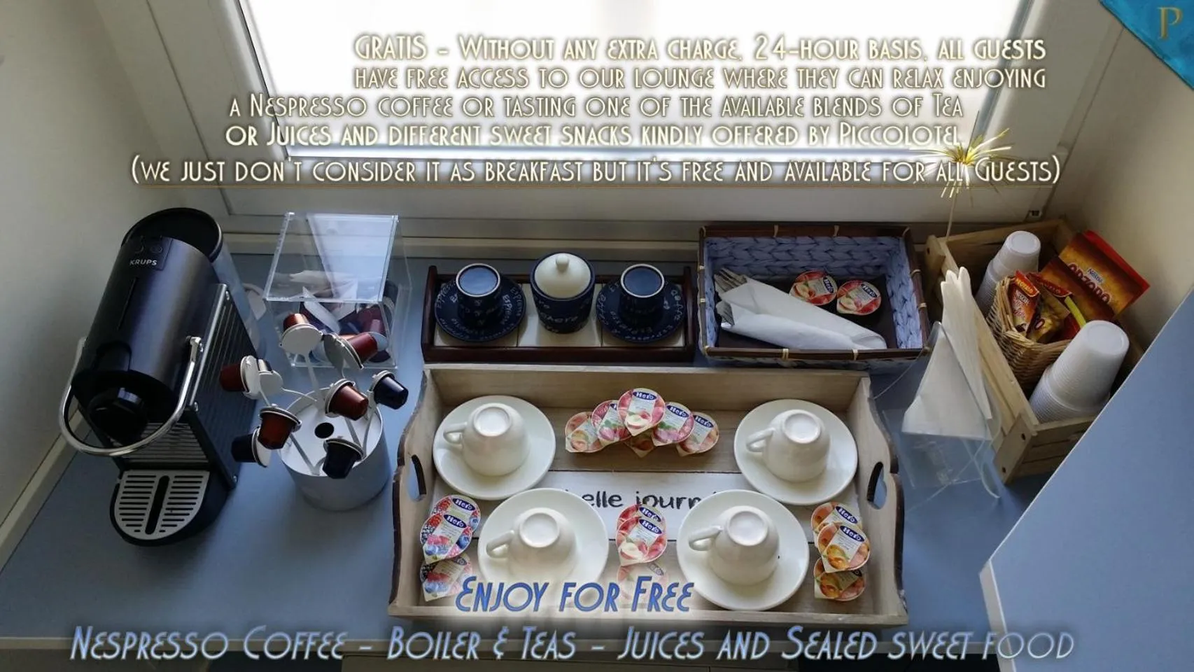 Food and drinks in Piccolotel