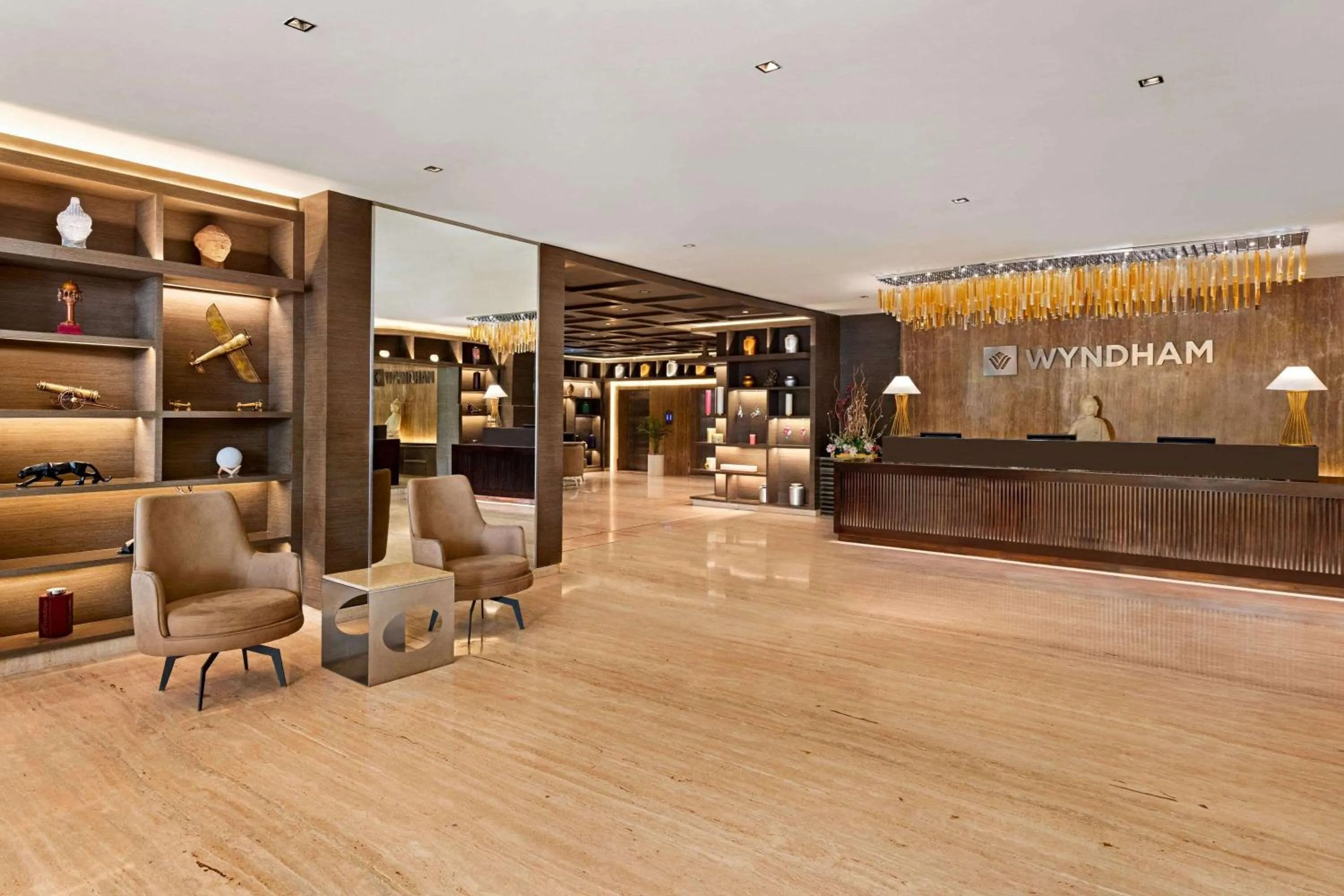 Lobby or reception in Wyndham Ahmedabad Shela