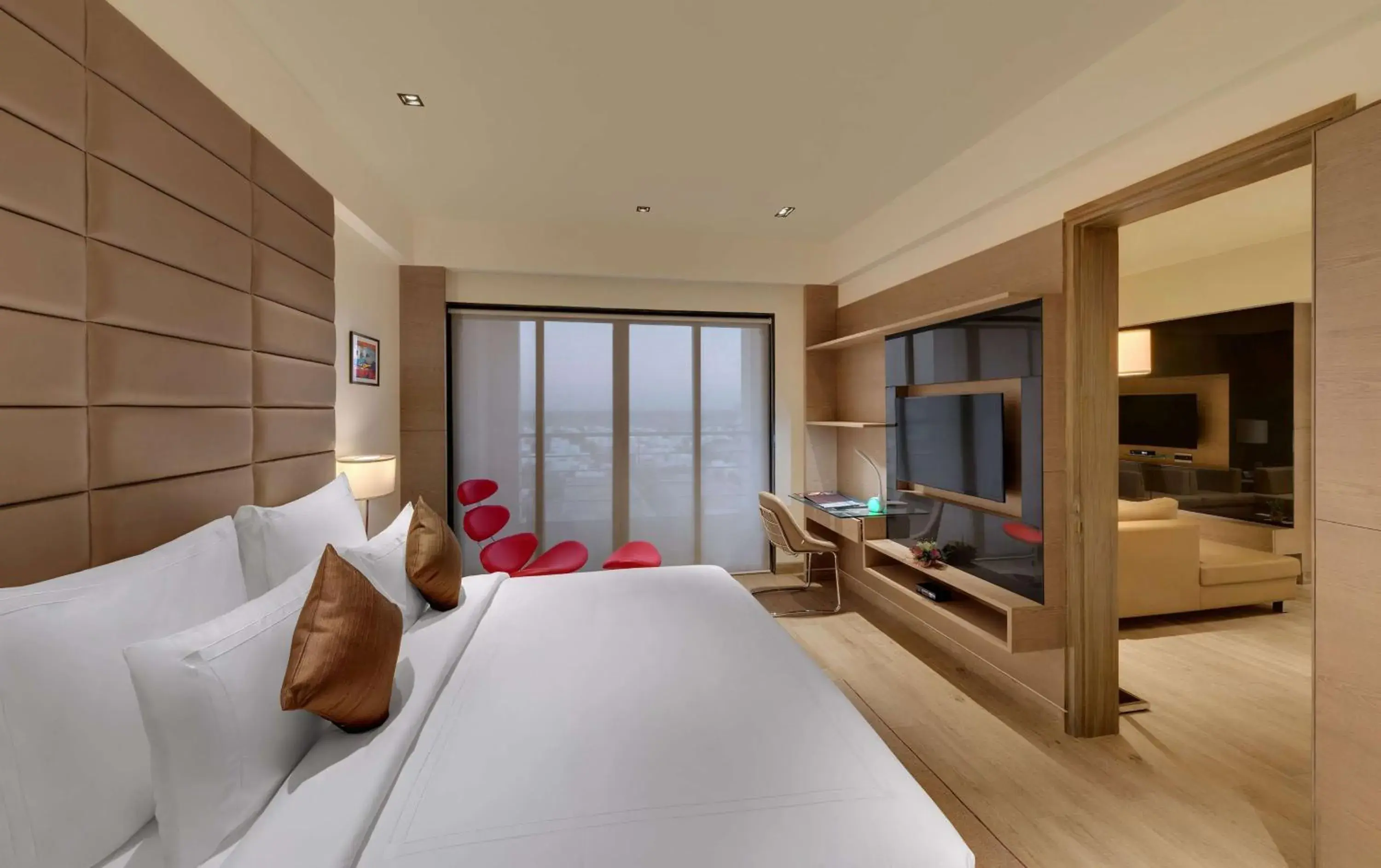 Photo of the whole room, Bed in Wyndham Ahmedabad Shela Photo of the whole room, Bed in Wyndham Ahmedabad Shela