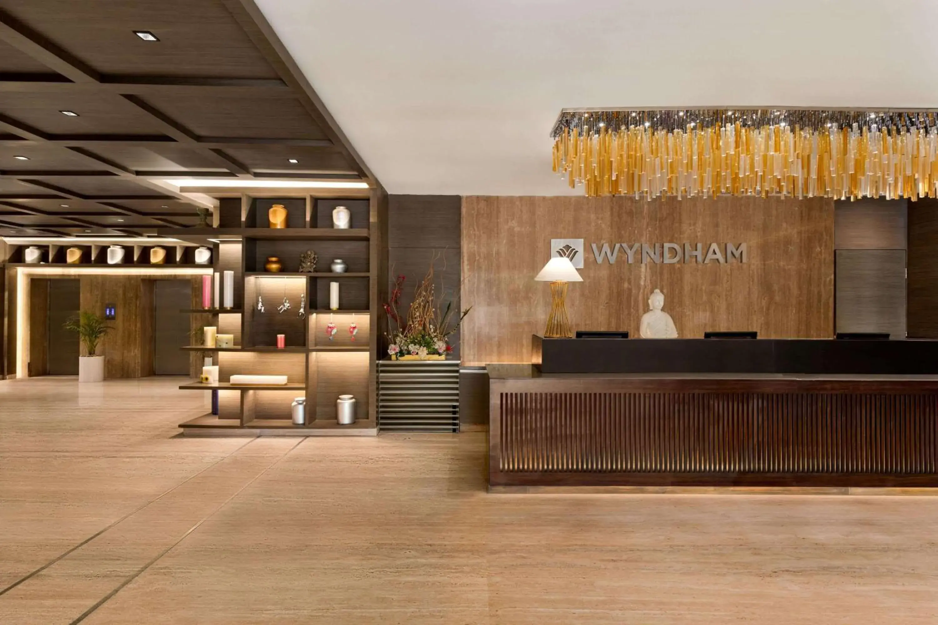 Lobby or reception in Wyndham Ahmedabad Shela Lobby or reception in Wyndham Ahmedabad Shela