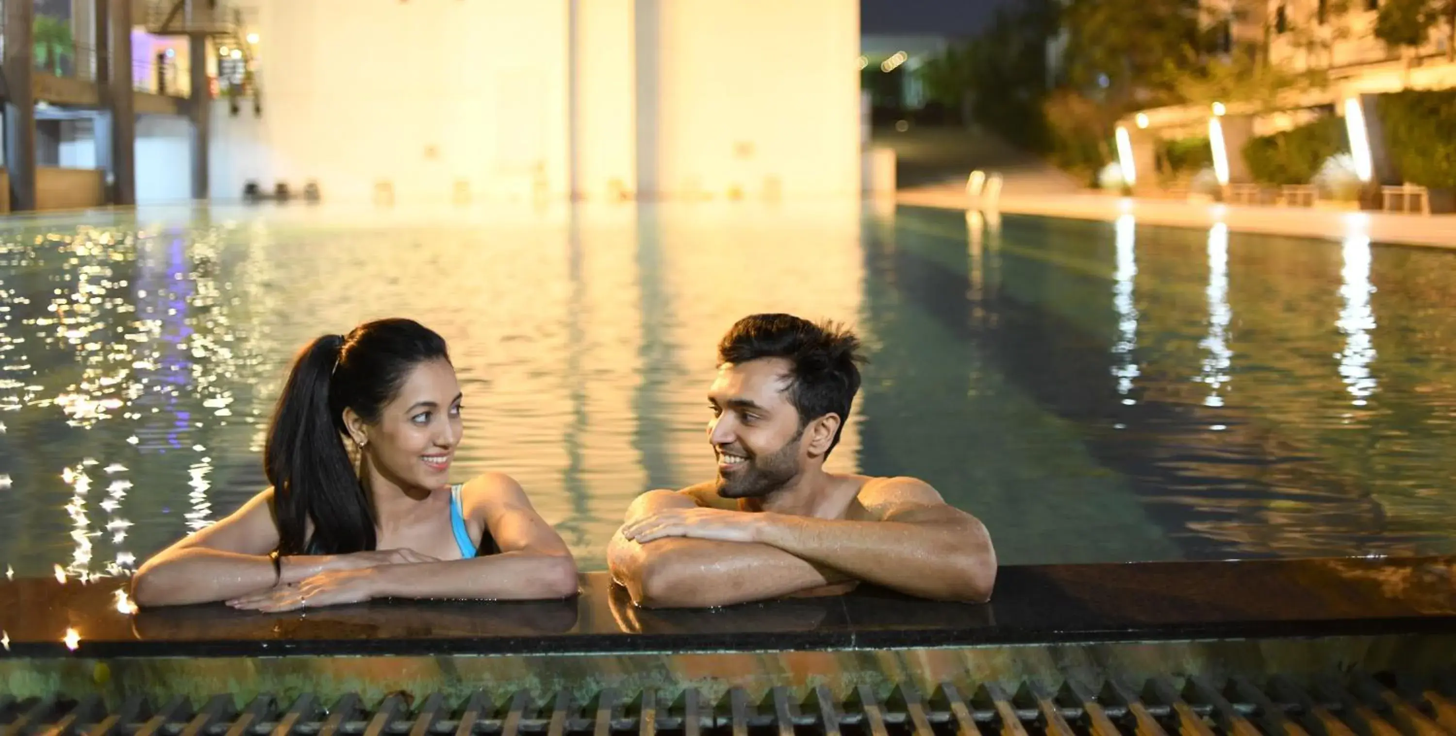 Swimming pool in Wyndham Ahmedabad Shela Swimming pool in Wyndham Ahmedabad Shela