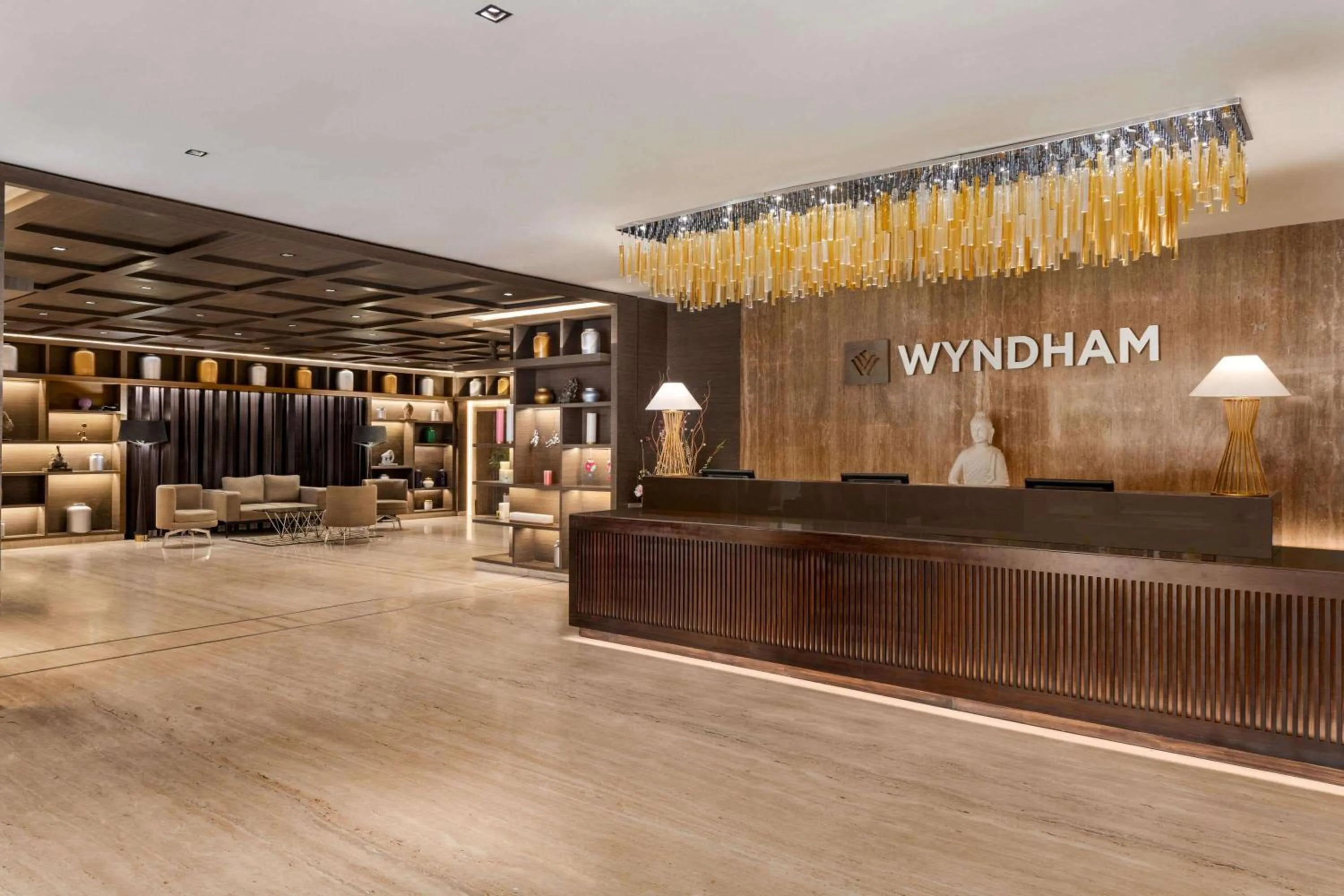 Lobby or reception in Wyndham Ahmedabad Shela