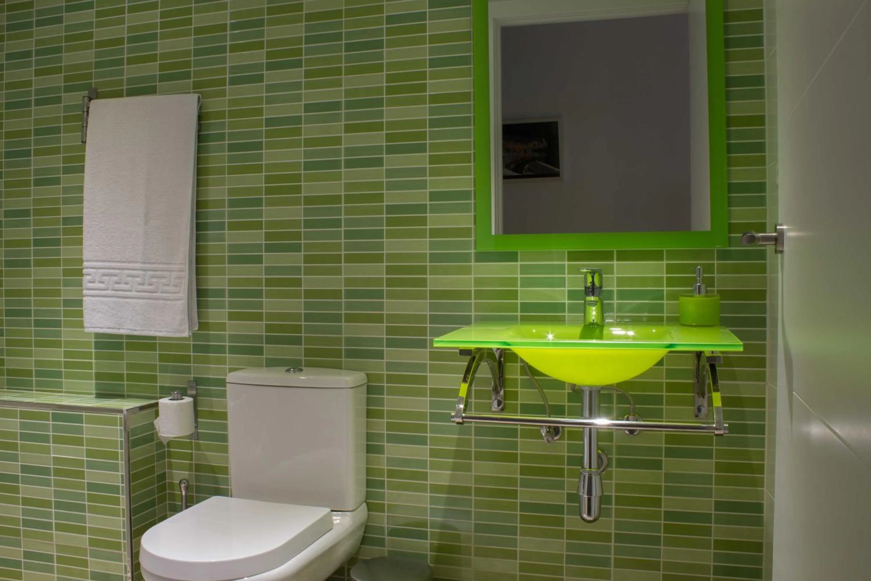 Bathroom in Hostal Nova Barcelona