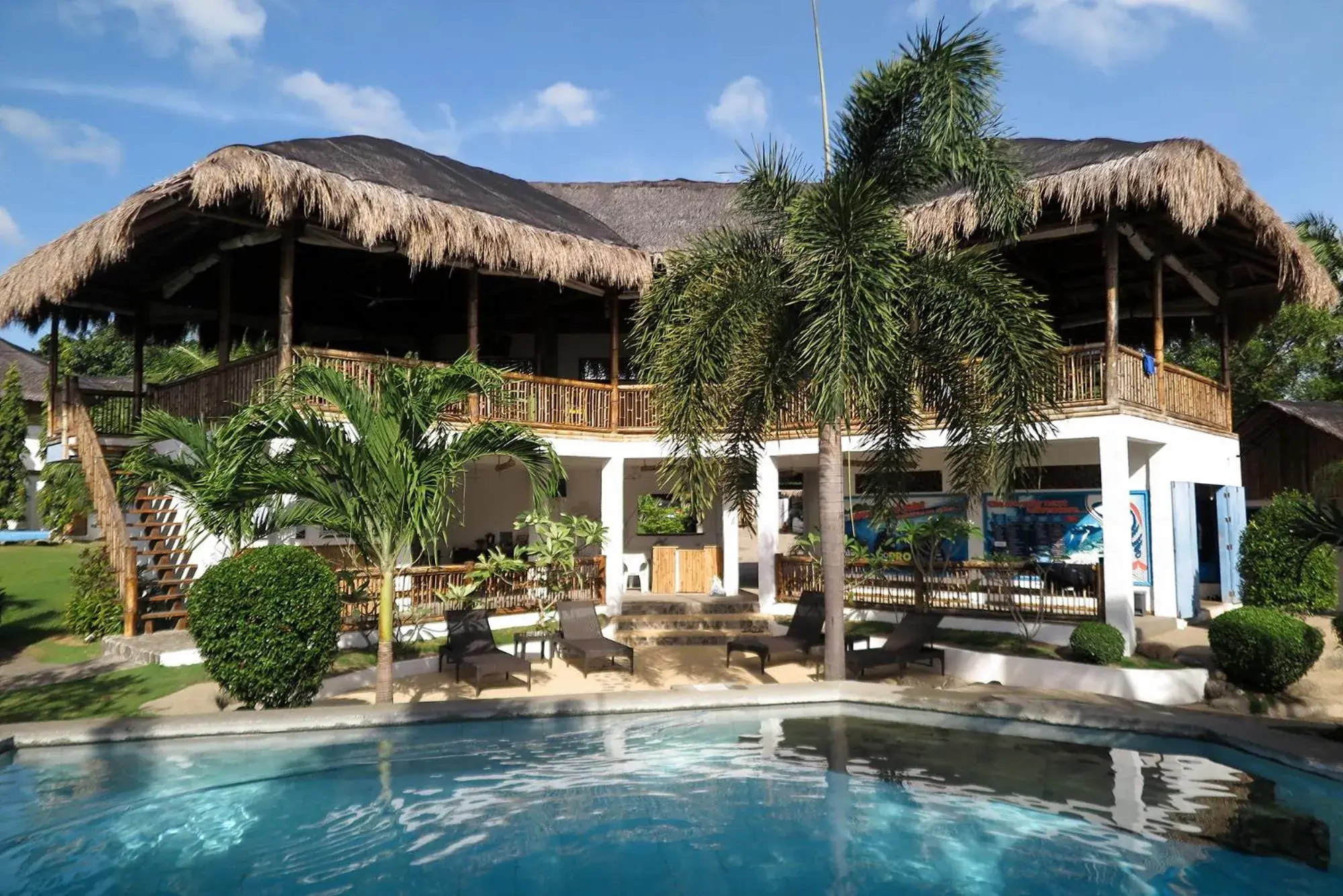 Property building, Swimming Pool in Liquid Dive Resort