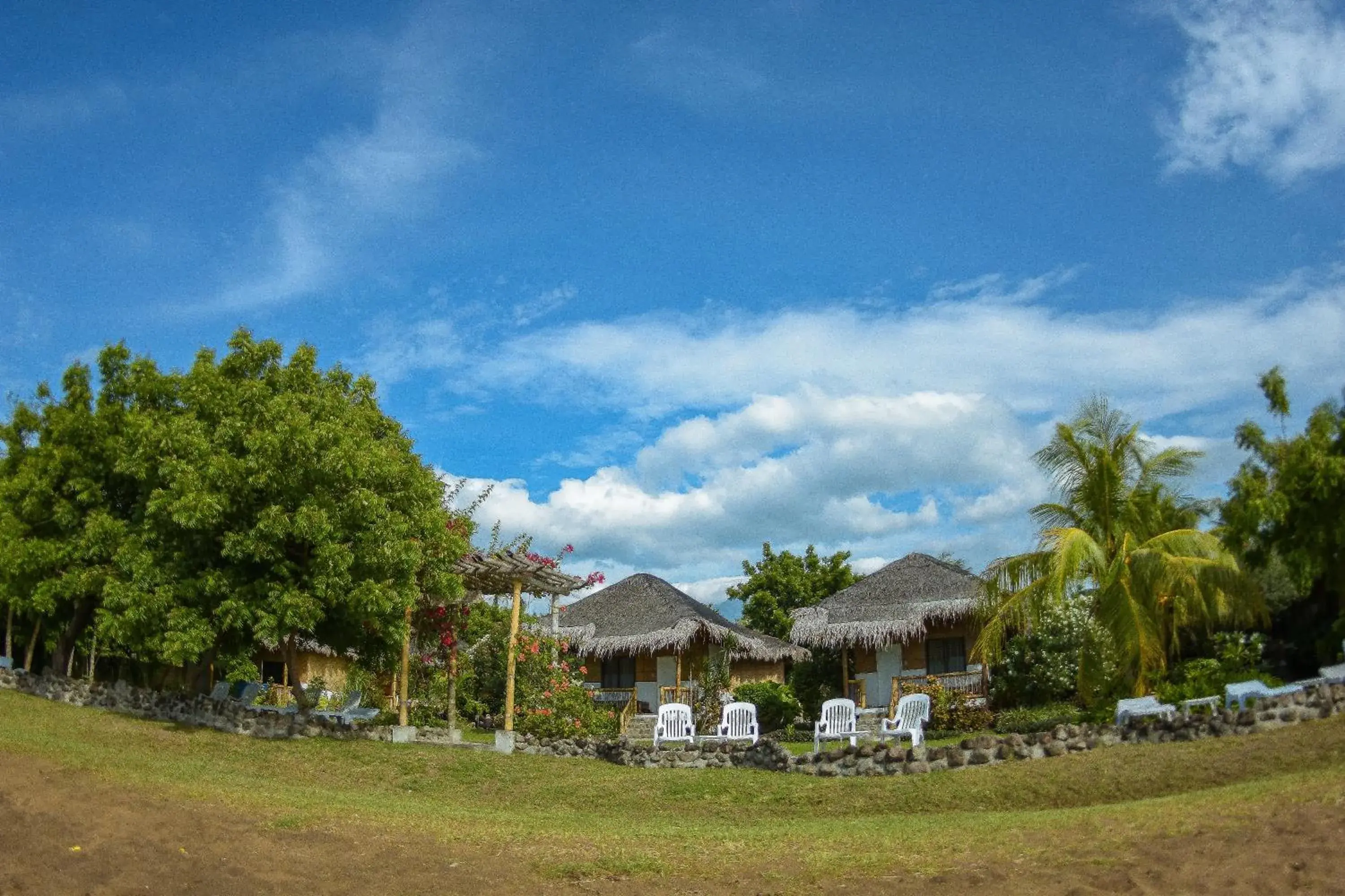 Seating area, Property Building in Liquid Dive Resort