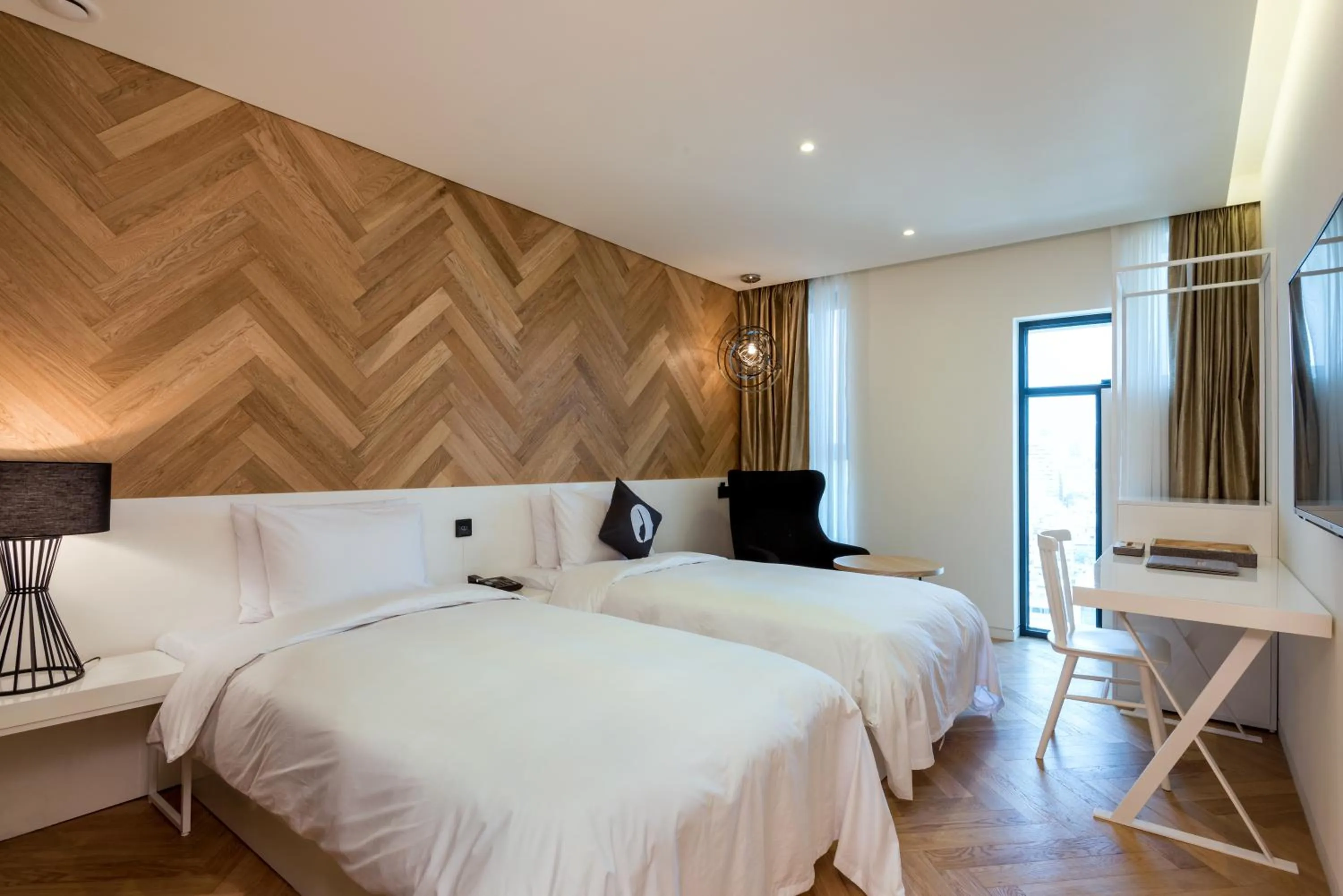 Photo of the whole room, Bed in Hotel The Designers LYJ Gangnam Premier