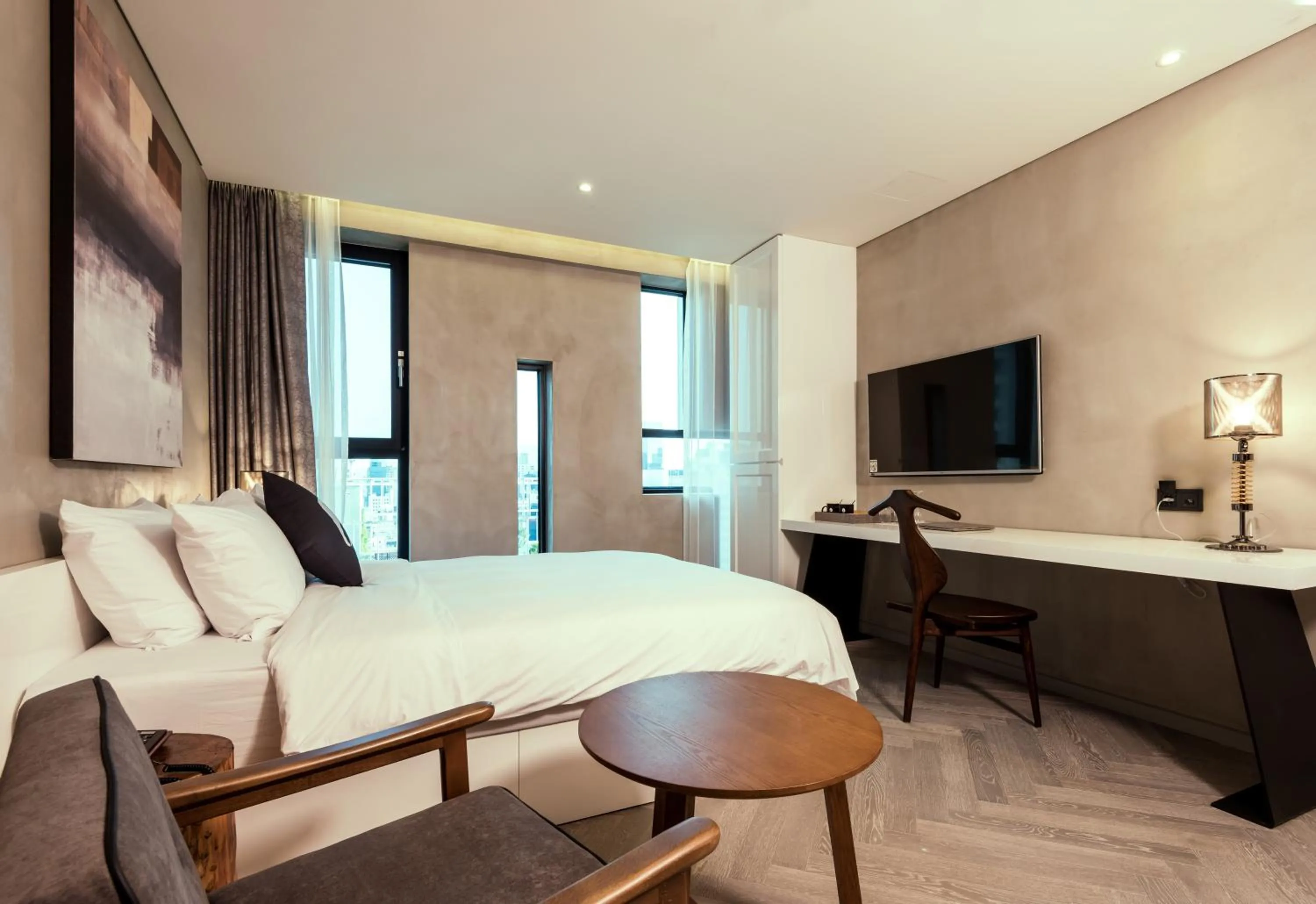 Photo of the whole room, Bed in Hotel The Designers LYJ Gangnam Premier