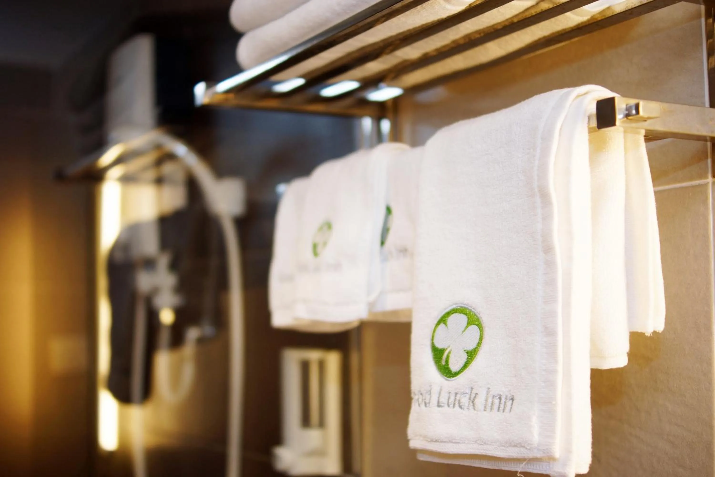 Shower in Good Luck Inn