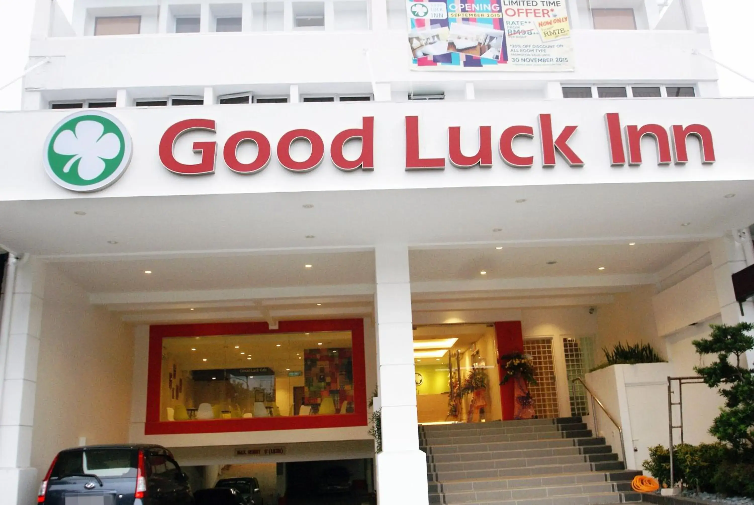 Facade/entrance in Good Luck Inn Facade/entrance in Good Luck Inn