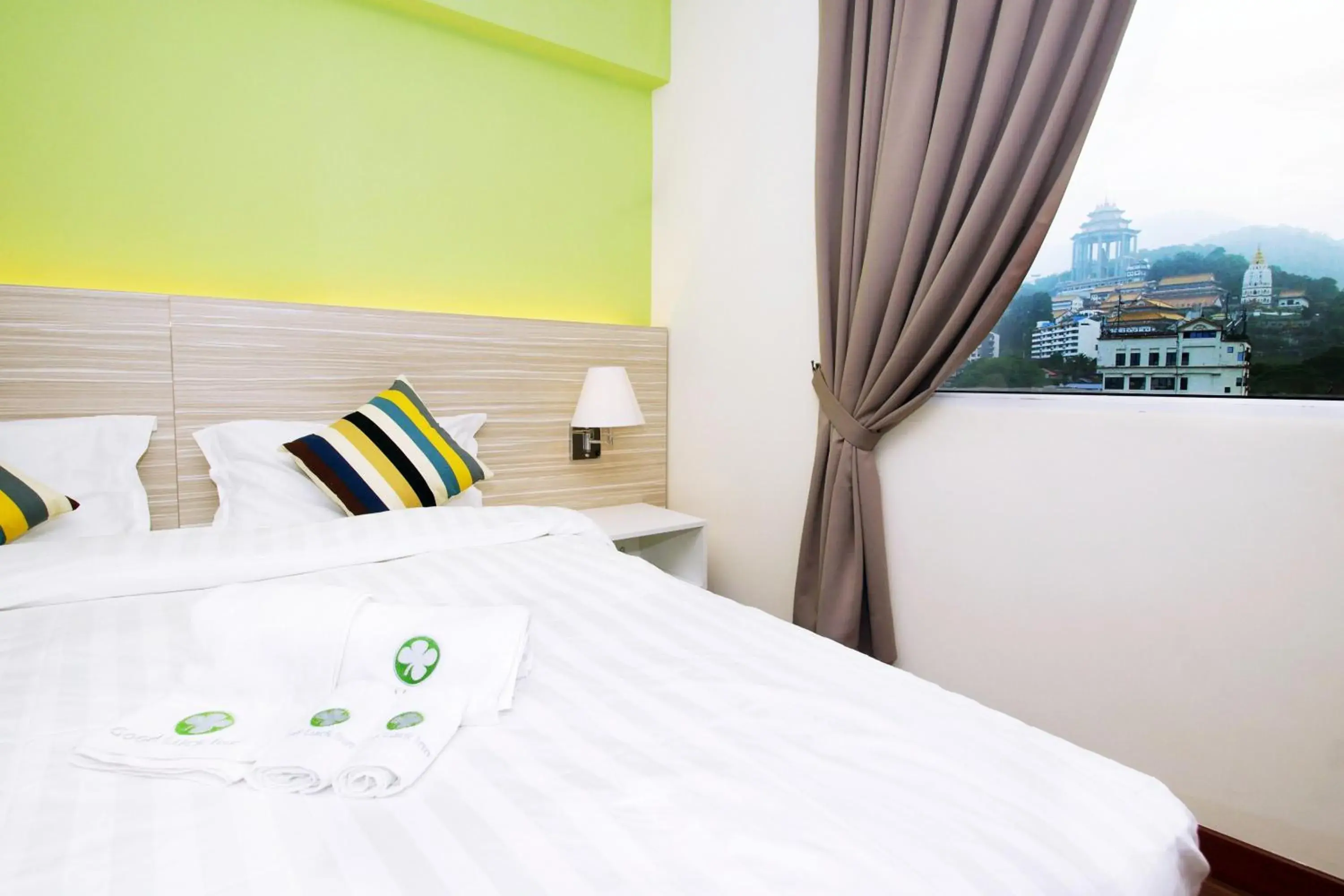 Deluxe Double Room with View in Good Luck Inn Deluxe Double Room with View in Good Luck Inn