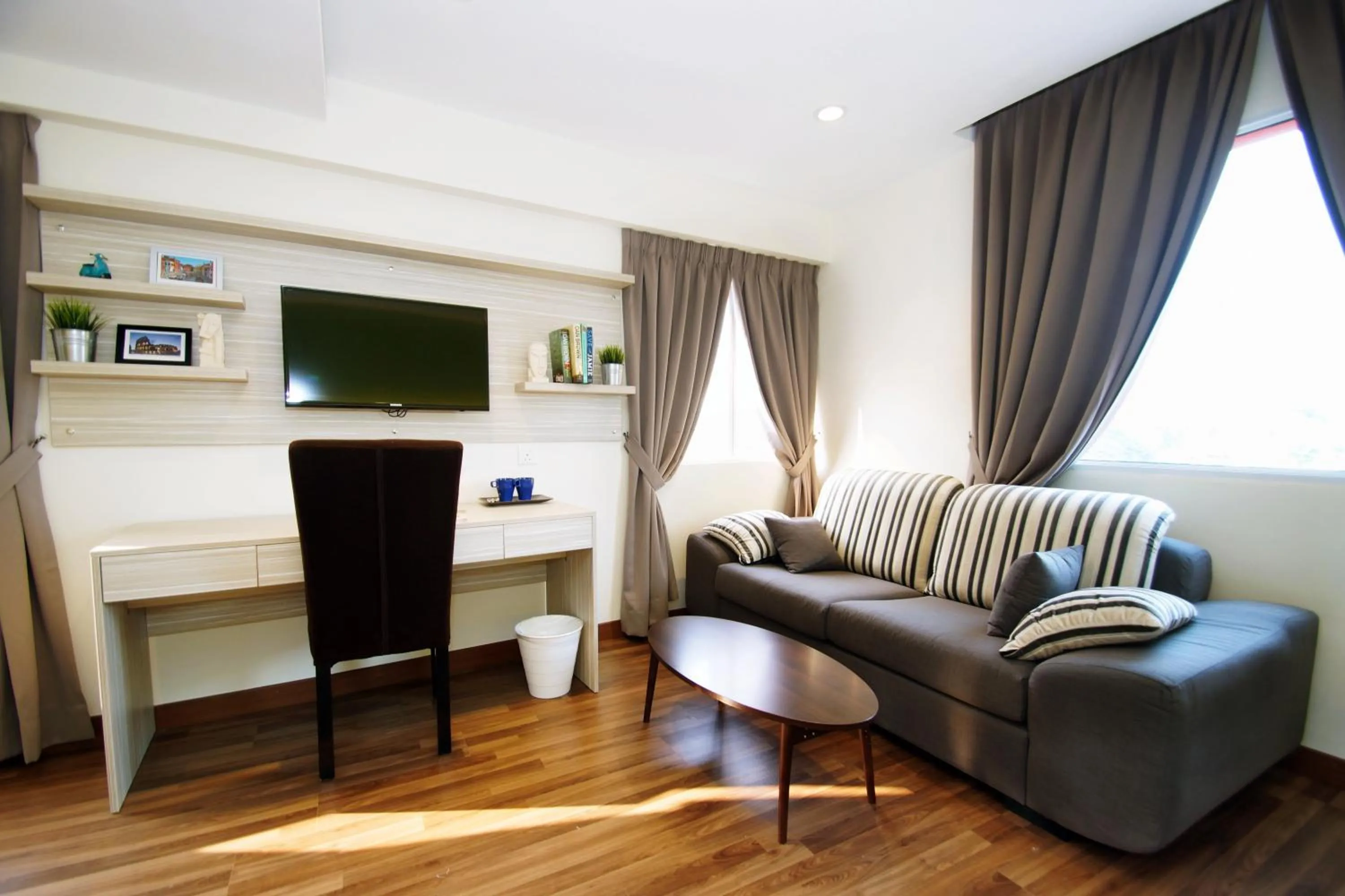 Seating area in Good Luck Inn