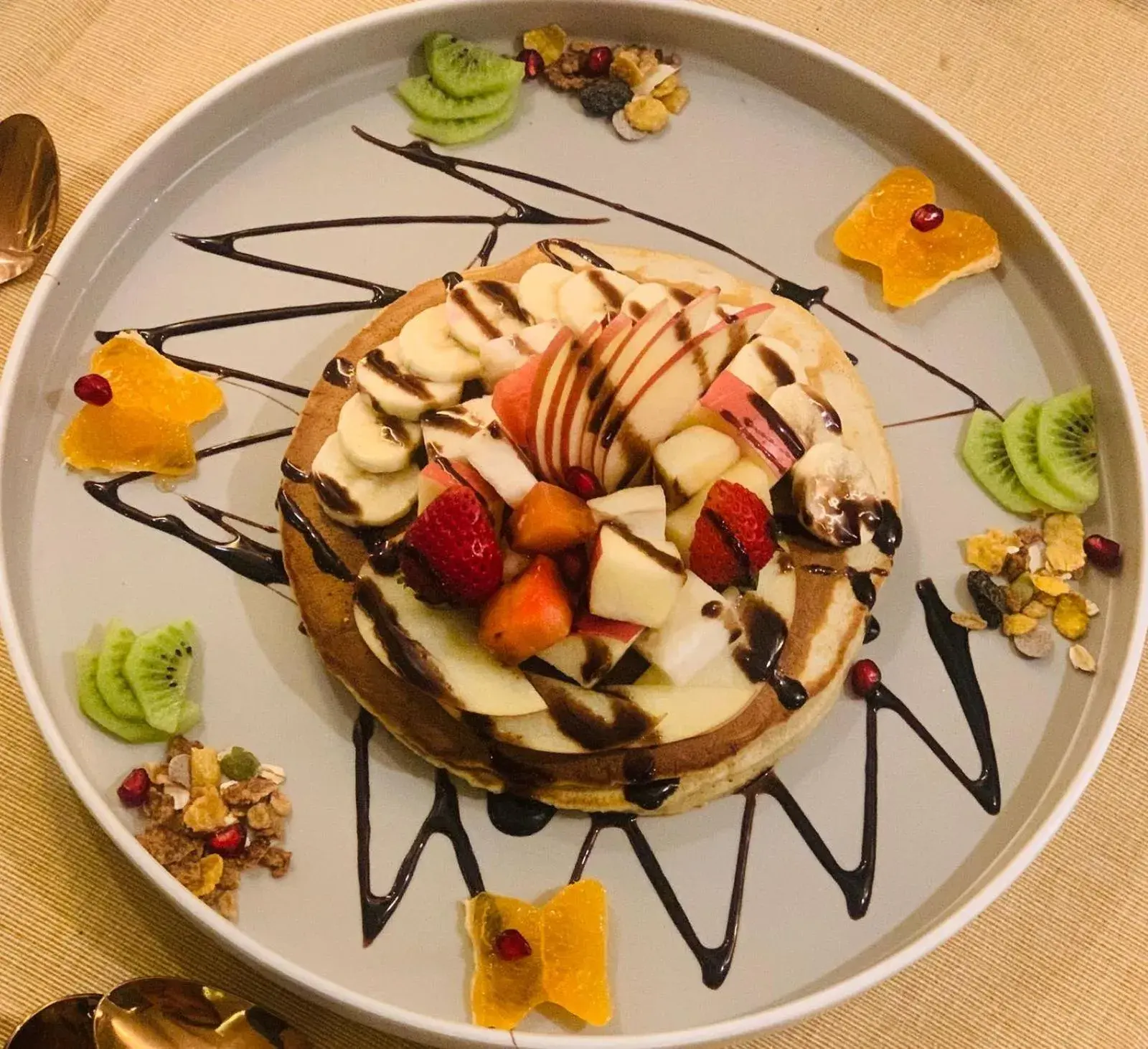 Breakfast in Hotel Tenki Kathmandu Breakfast in Hotel Tenki Kathmandu