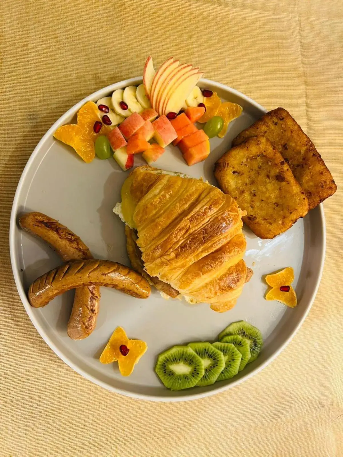 Breakfast in Hotel Tenki Kathmandu Breakfast in Hotel Tenki Kathmandu