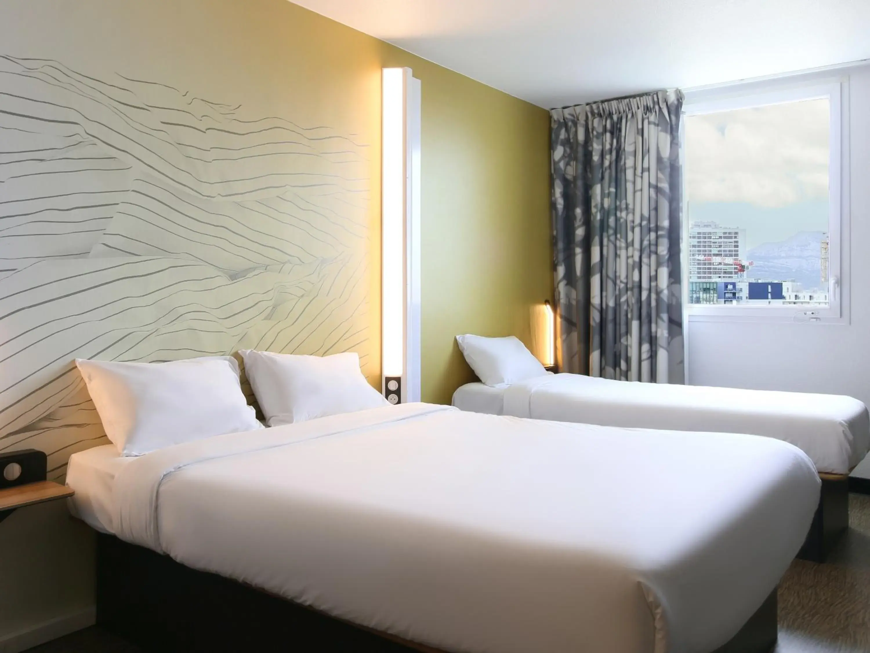 Bedroom, Bed in B&B HOTEL Marseille Prado Vélodrome Bedroom, Bed in B&B HOTEL Marseille Prado Vélodrome