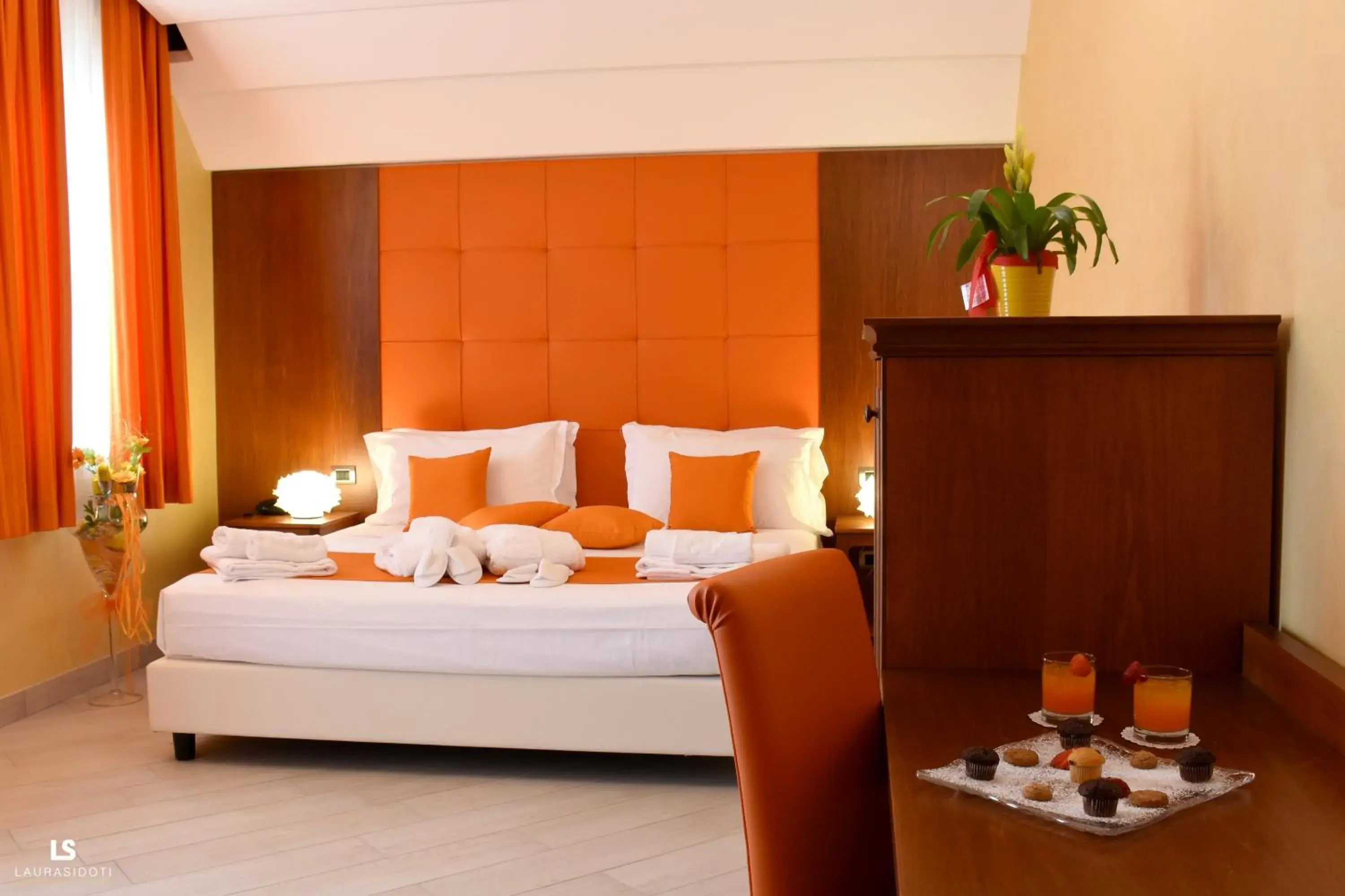 Bed in Hotel Riviera Azzurra