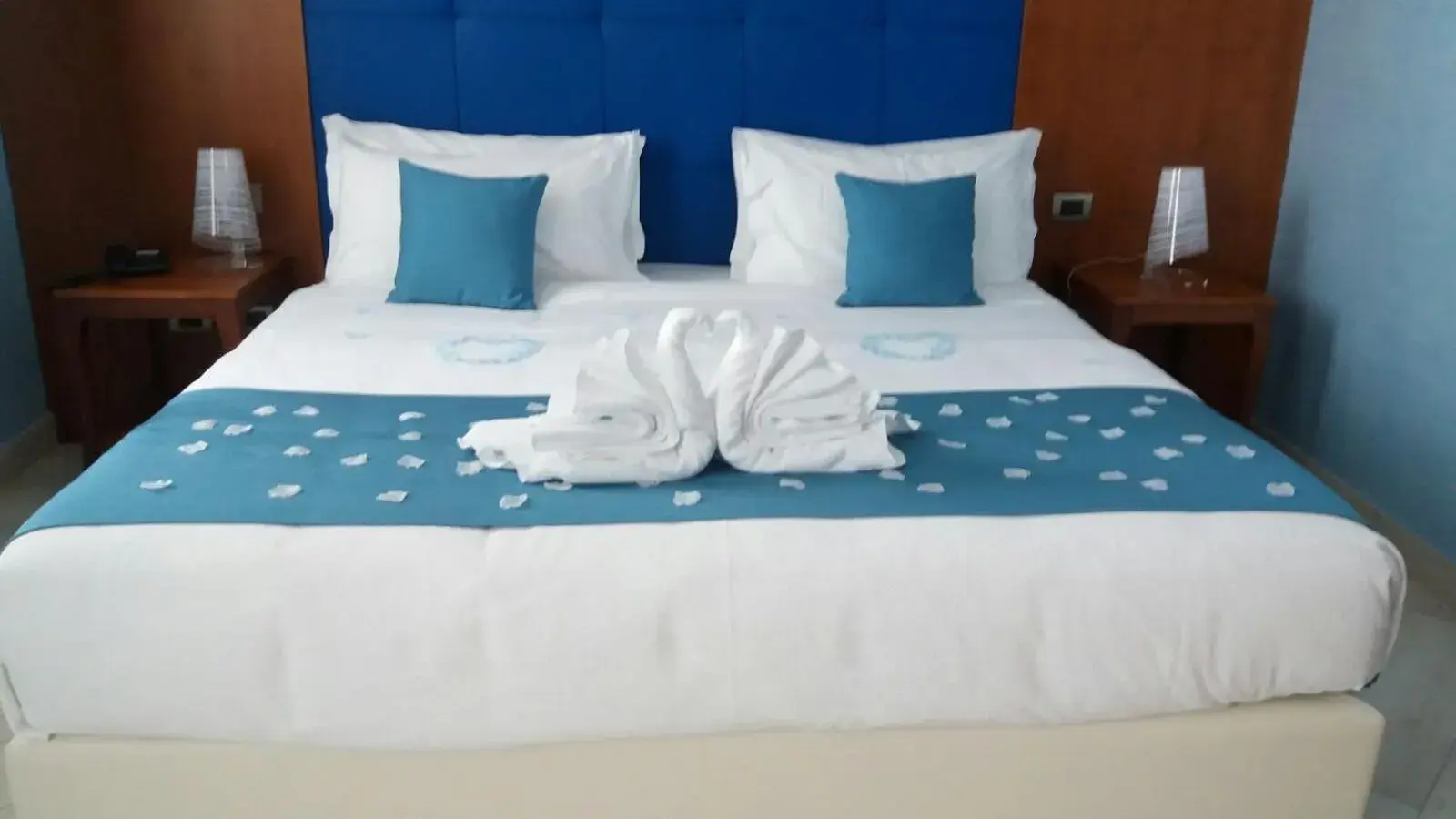 Bed in Hotel Riviera Azzurra