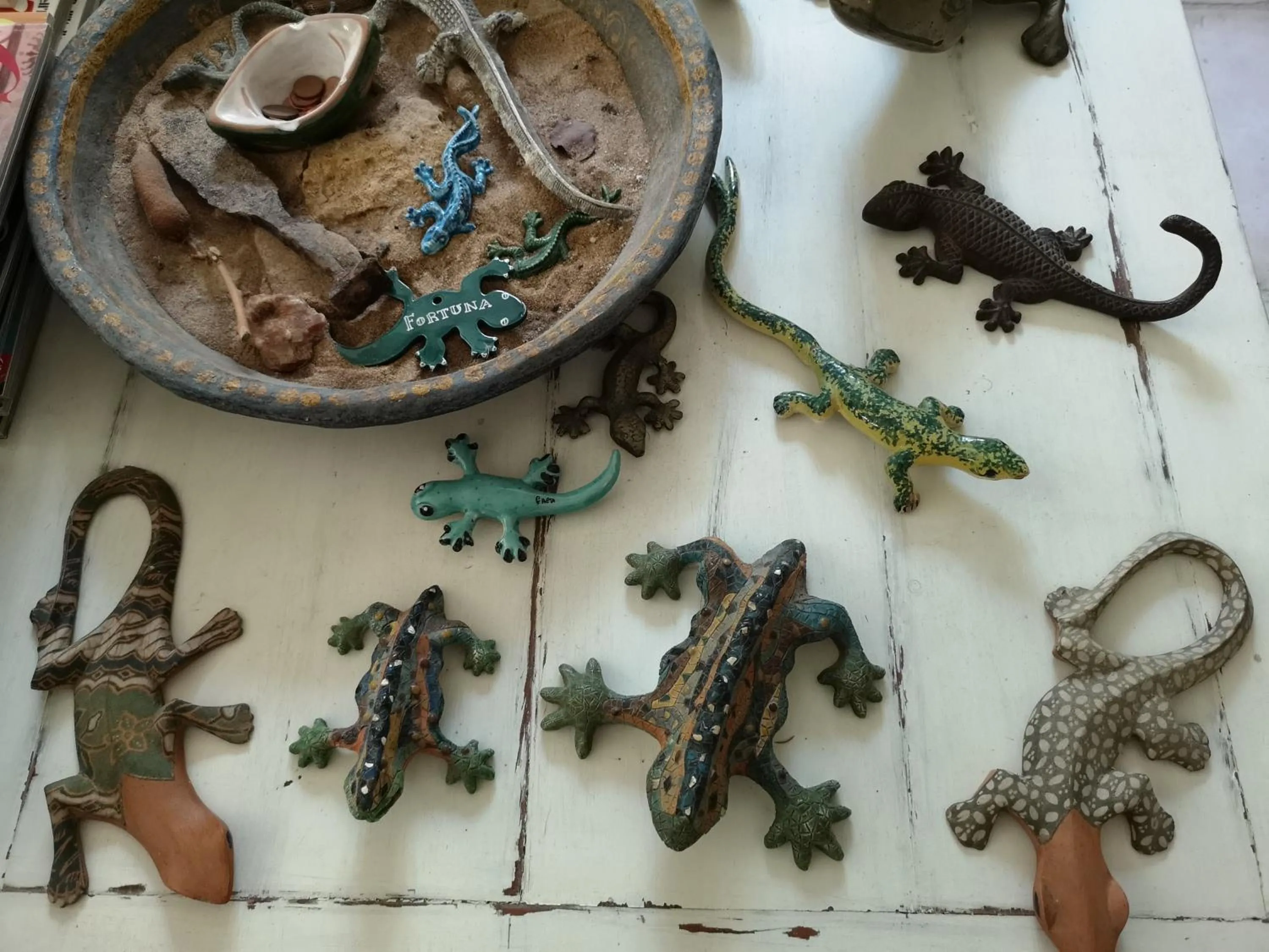 Decorative detail in B&B La Salamandra Kitchengarden