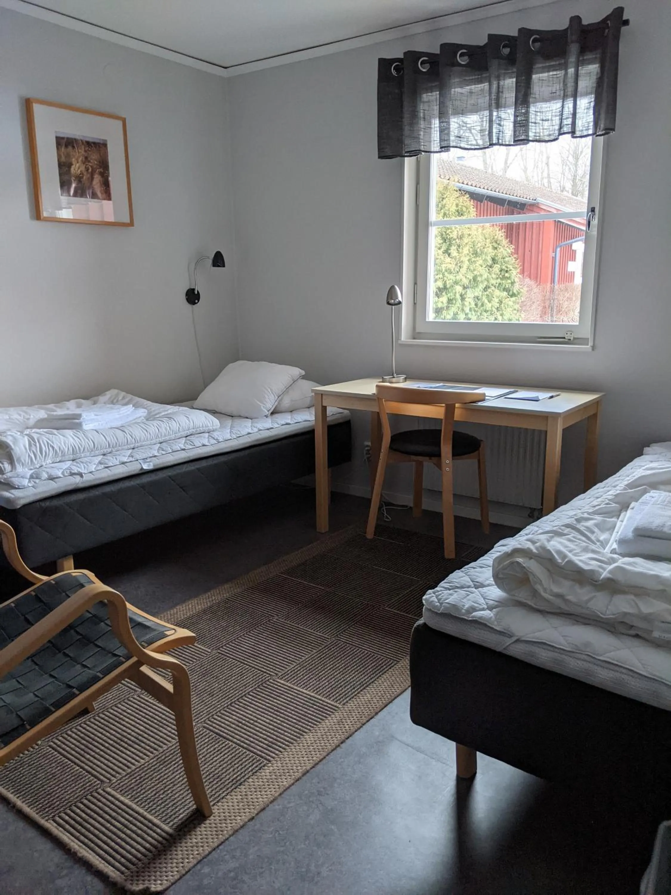 Property building, Bed in Valla Folkhögskola